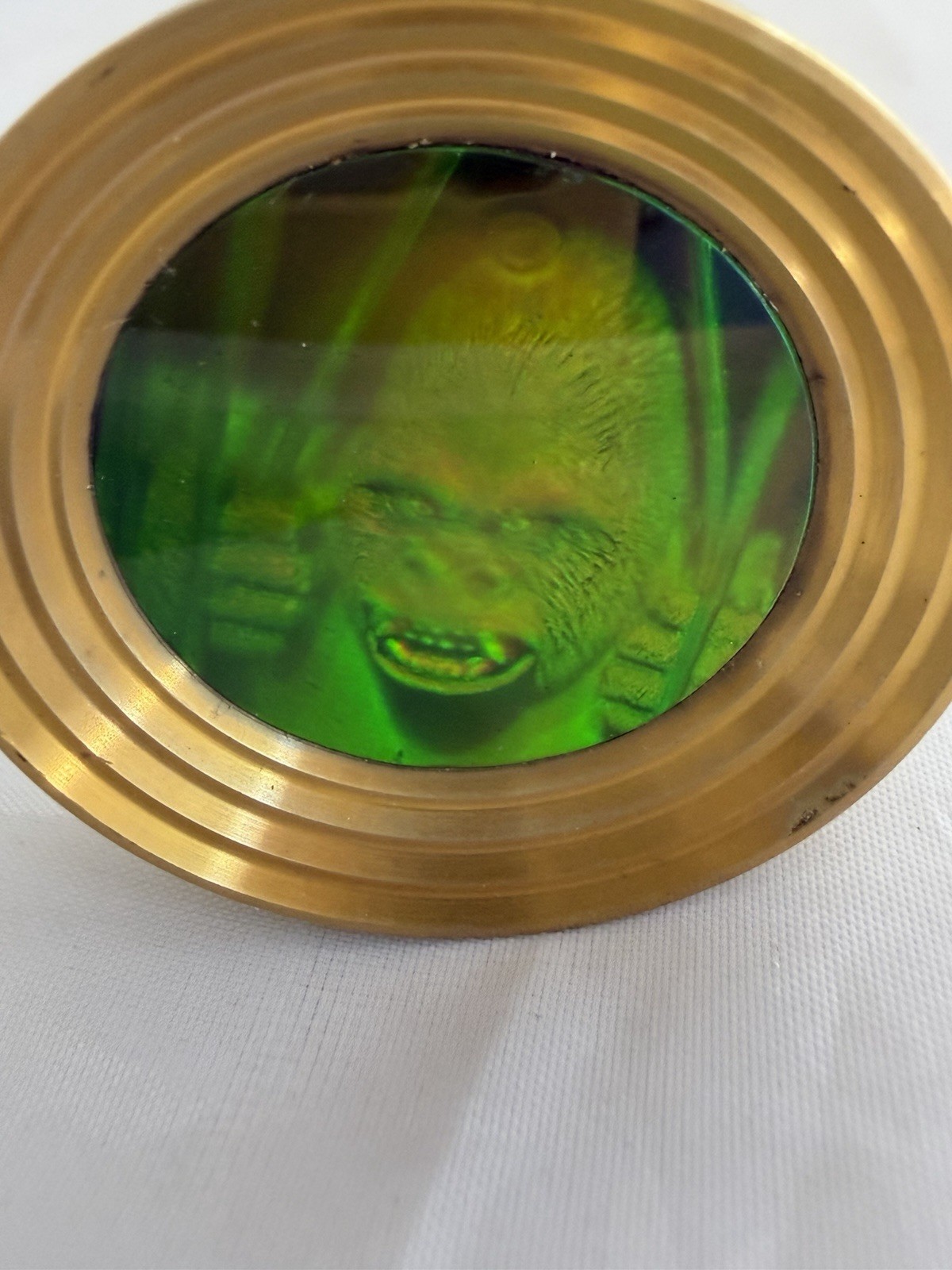 Vintage 90’s Heavy Thick Gorilla Brass Pog Slammer New
