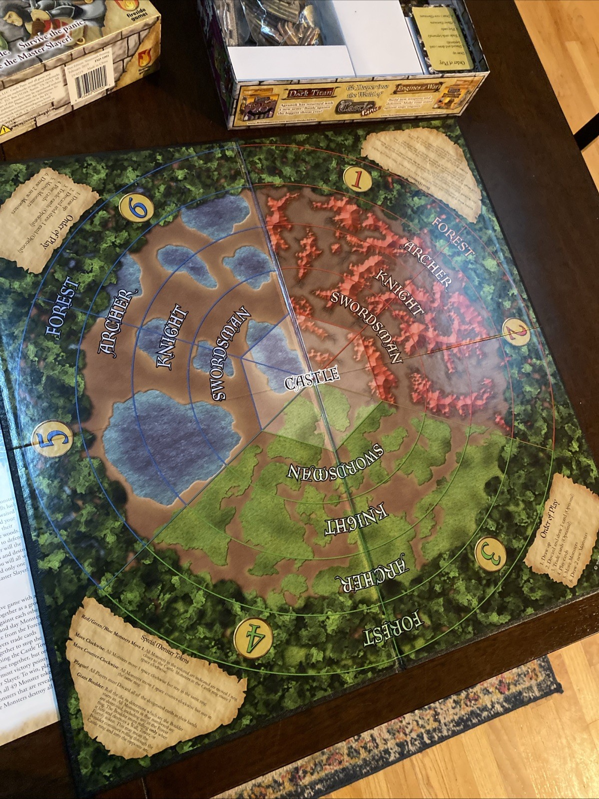 Castle Panic Board Game Fireside Games 1st Edition, 13th Printing Complete