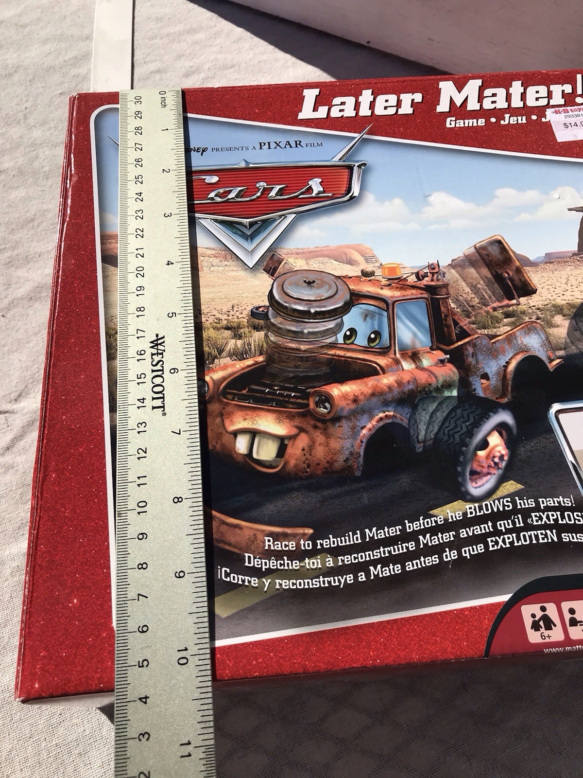 Vtg Y2K HTF Disney Pixar Cars Movie Later Mater Truck Game Mattel Kids Building