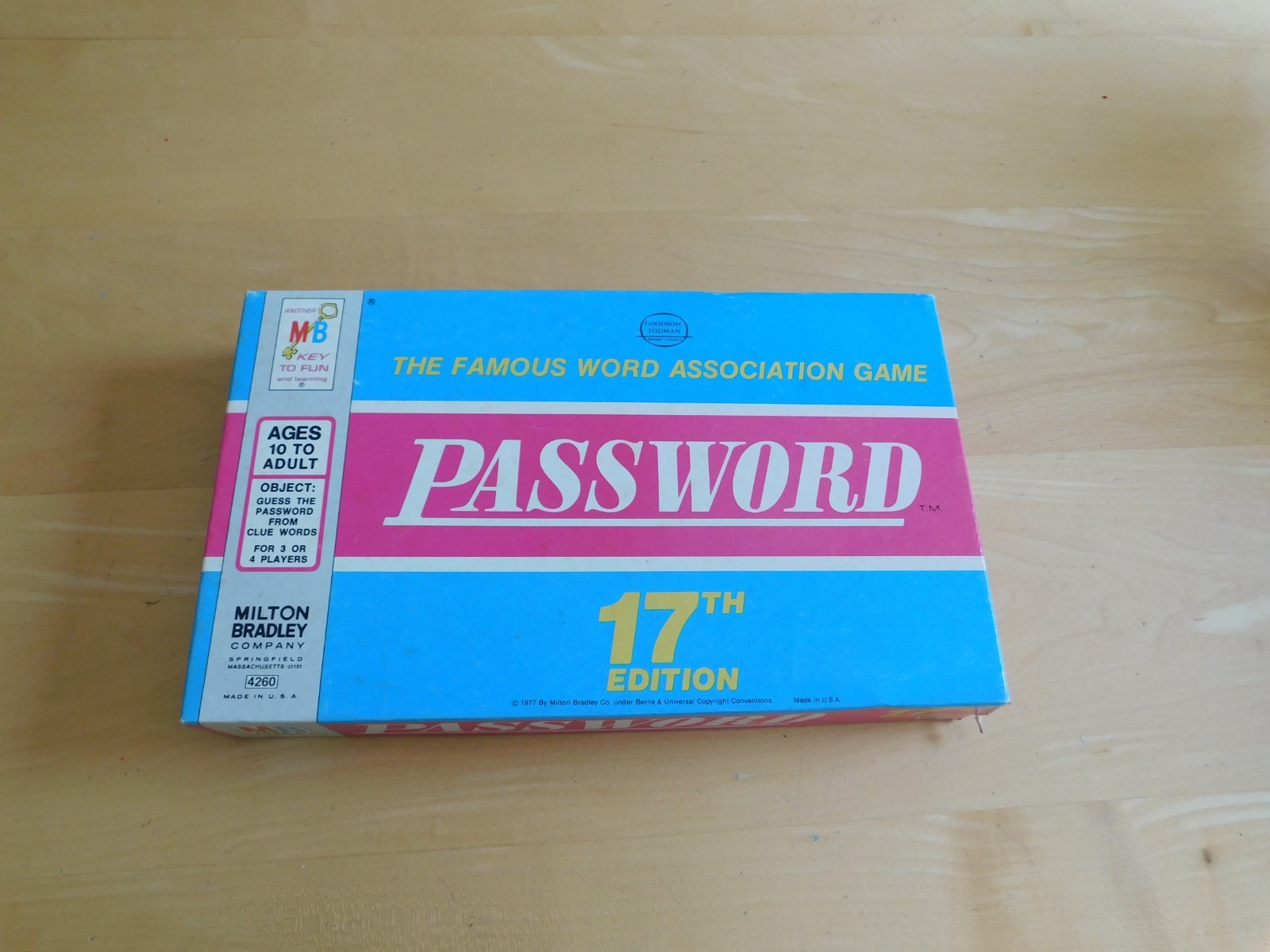 Milton Bradley Password 17th Edition 1977 Word Game Board Game NEW