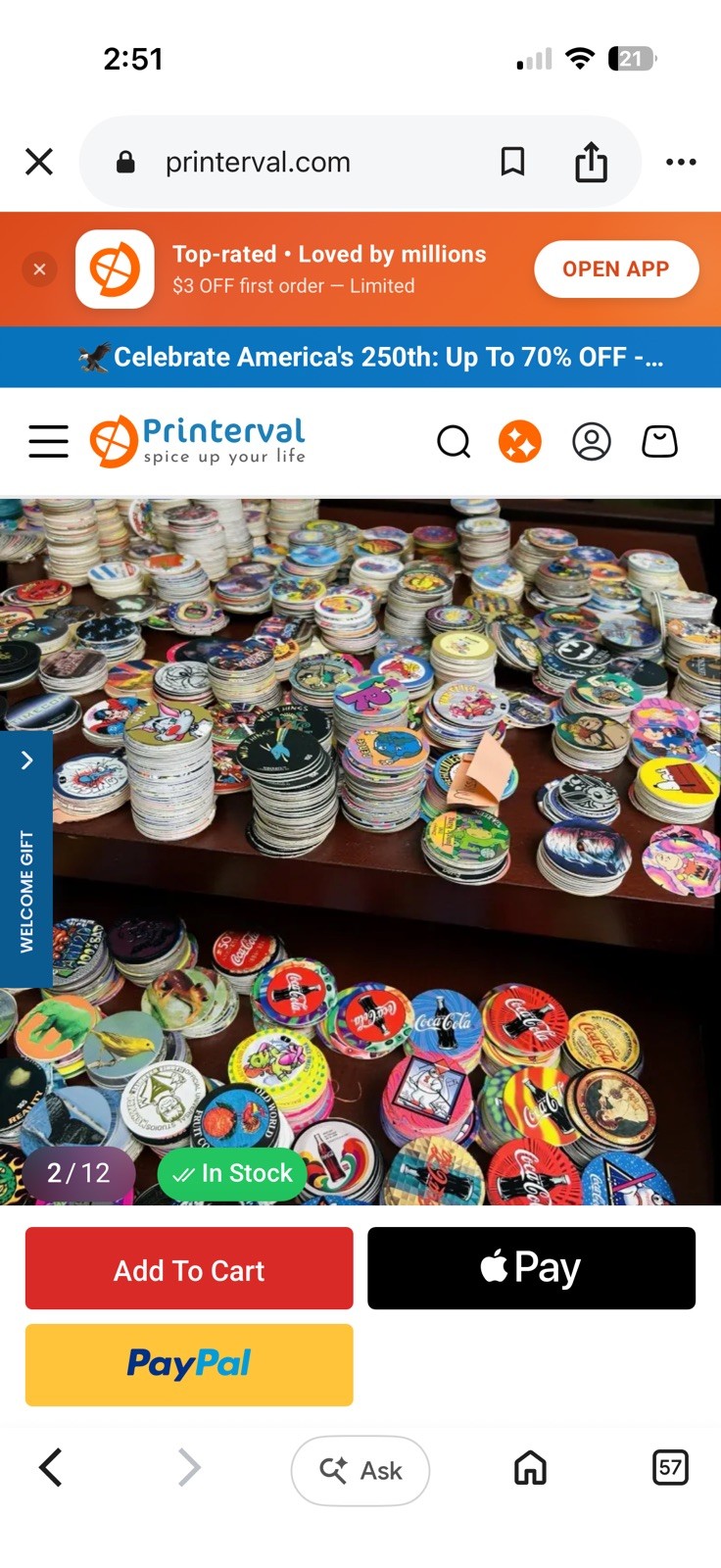 90s POGs – Set Of 50 w Container, Two Metal & Plastic Slammers