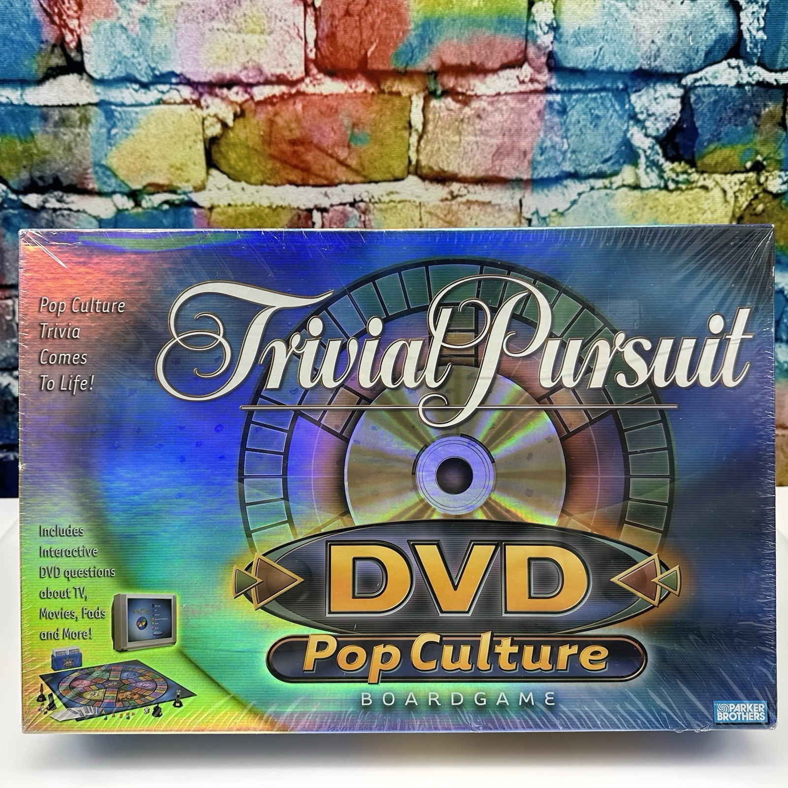 Trivial Pursuit DVD Pop Culture Board Game Adults Party Family Fun Sealed NEW!