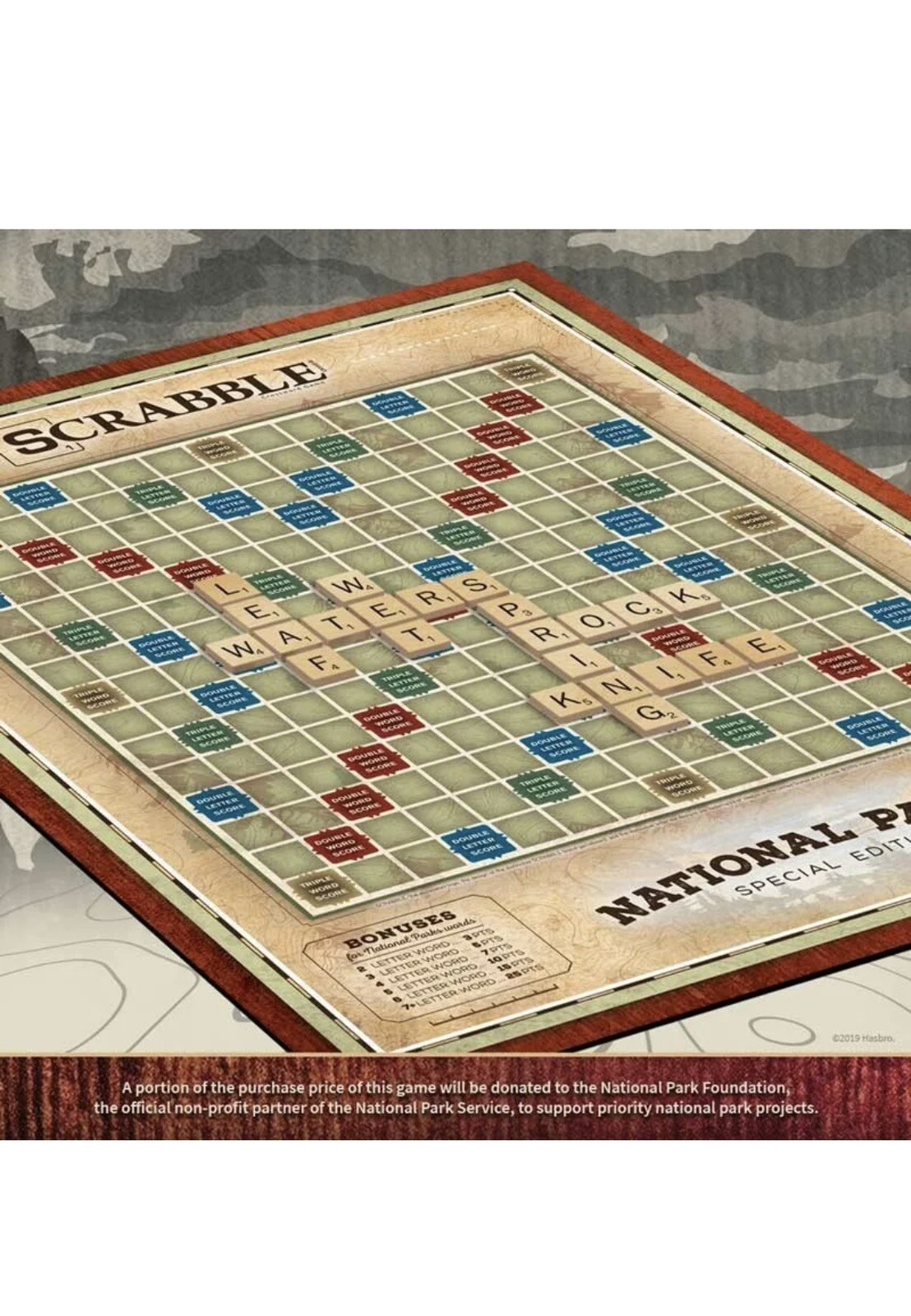 National Parks SCRABBLE® Age 8+ 2-6 players 60+ minutes