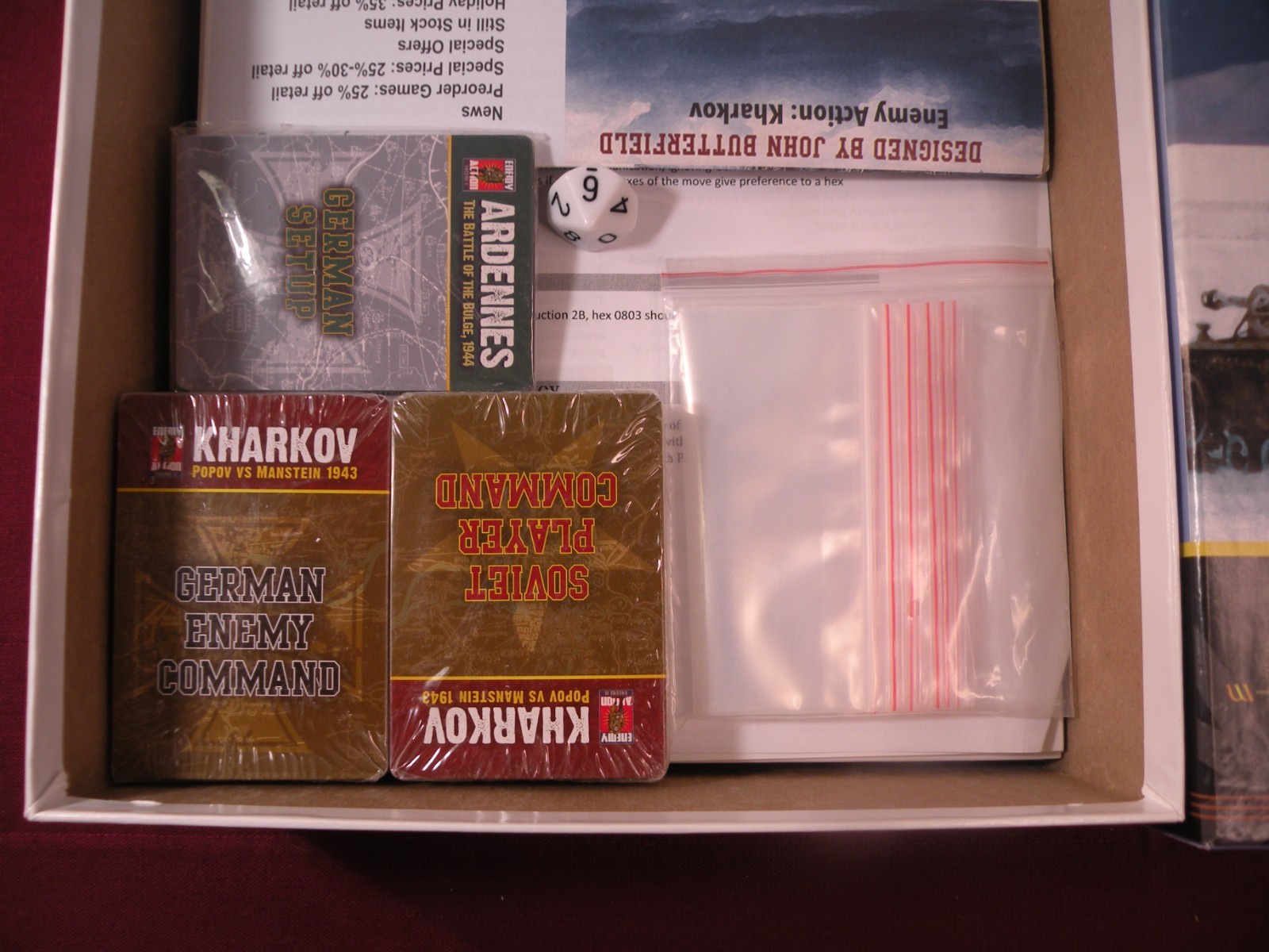 Compass Games Enemy Action: Kharkov 2024 New Open Box Unpunched 1121
