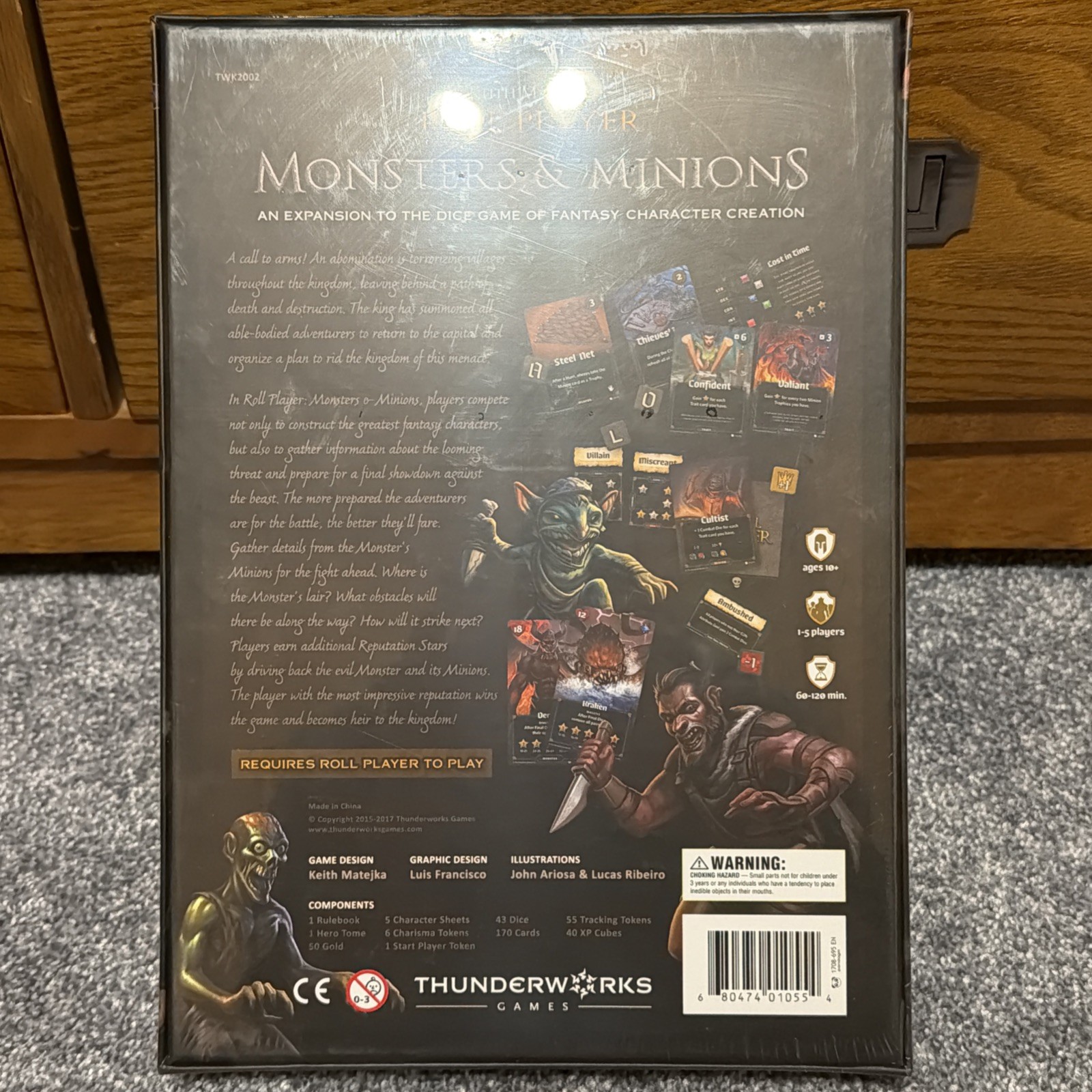 Roll Player & NEW Monsters & Minions Fantasy Board Game Expansion Thunderworks