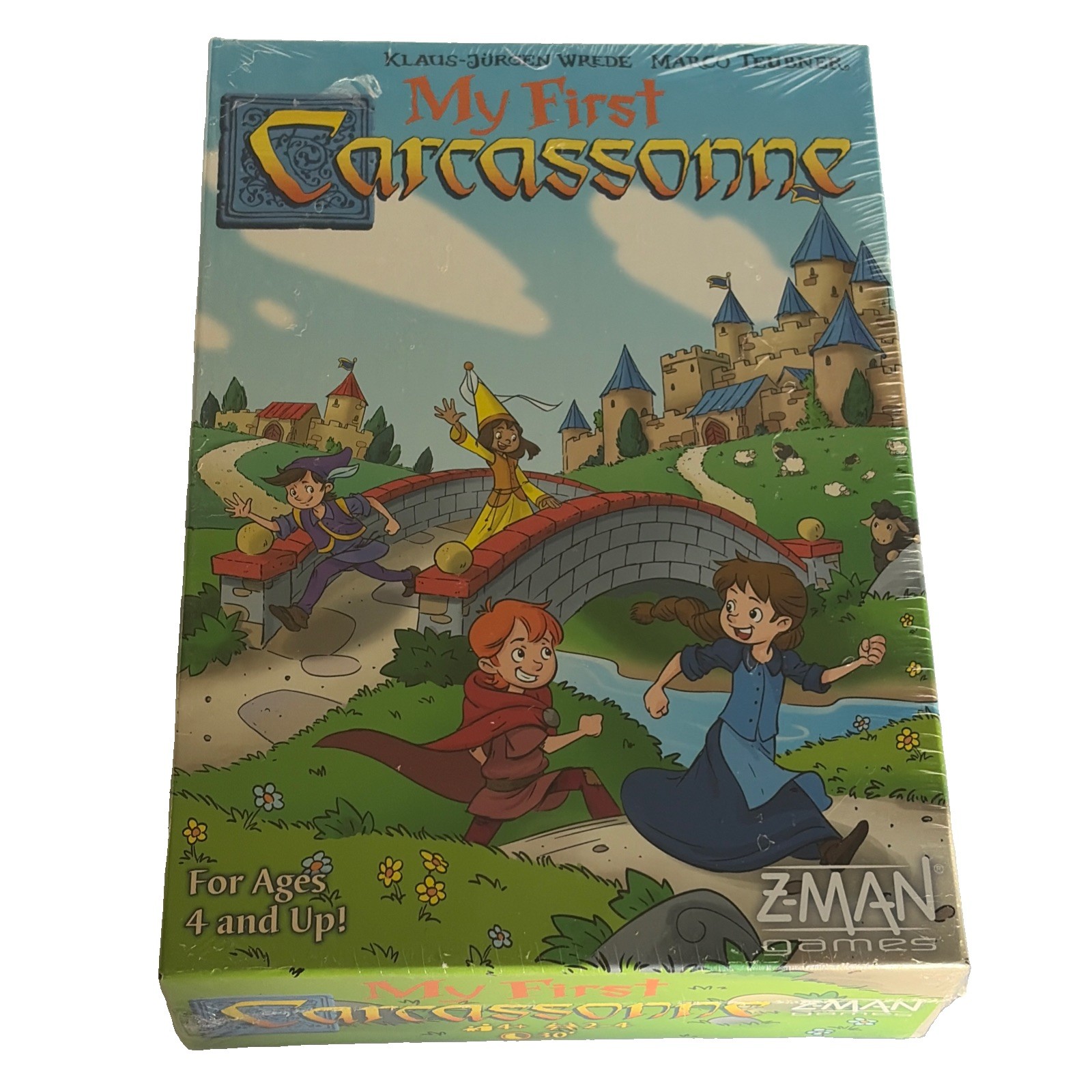 NWT My First Carcassonne Board Game New Sealed Z-Man Games Kids Family Tile Game