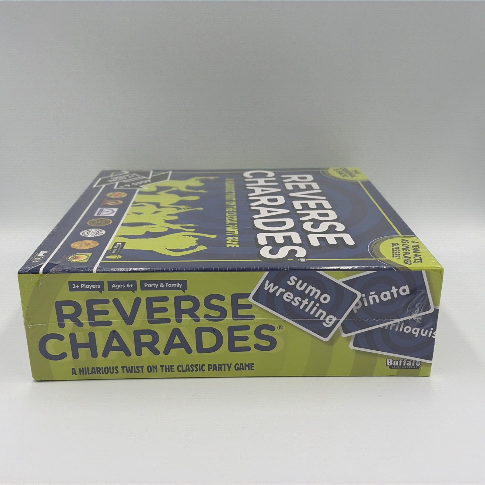 Reverse Charades Party Game Buffalo Games Retroplay New Sealed