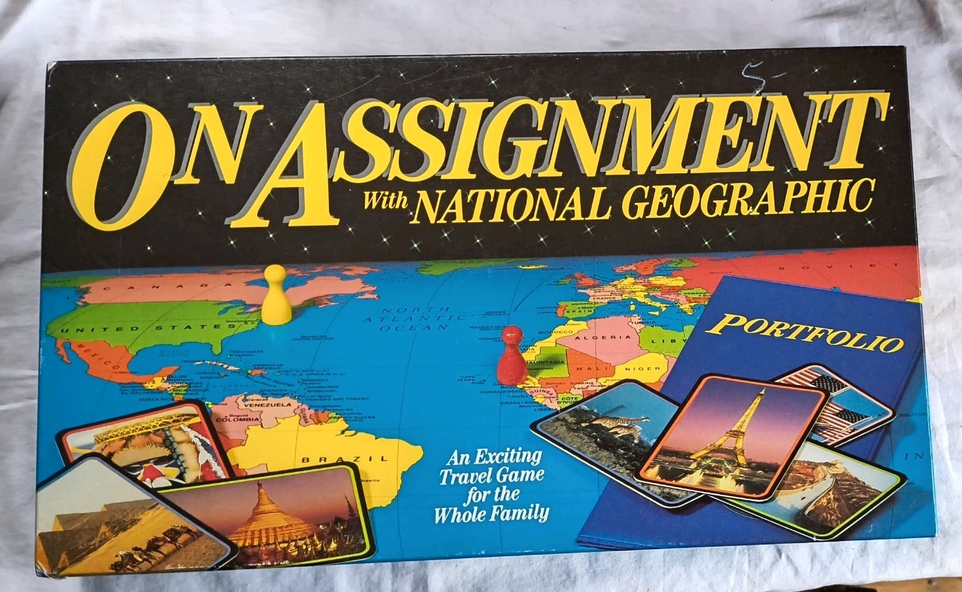 ON ASSIGNMENT WITH NATIONAL GEOGRAPHIC CLASSIC 90’S BOARD GAME! BRAND NEW Sealed