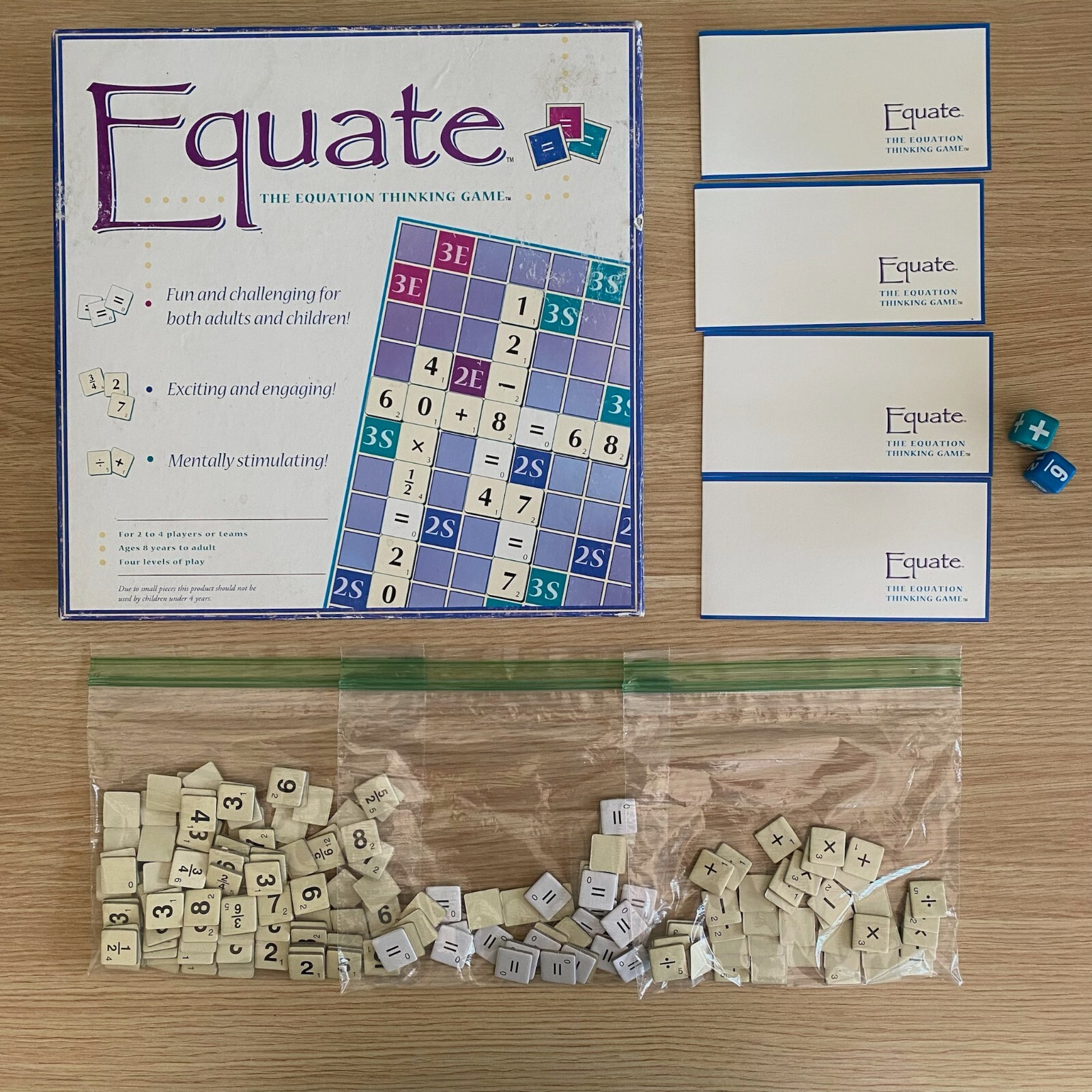 Equate The Equation Thinking Board Game Math Skills Homeschool Classroom