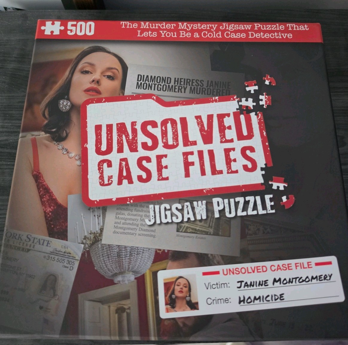Unsolved Case File Jigsaw Mysteries – Janine Montgomery