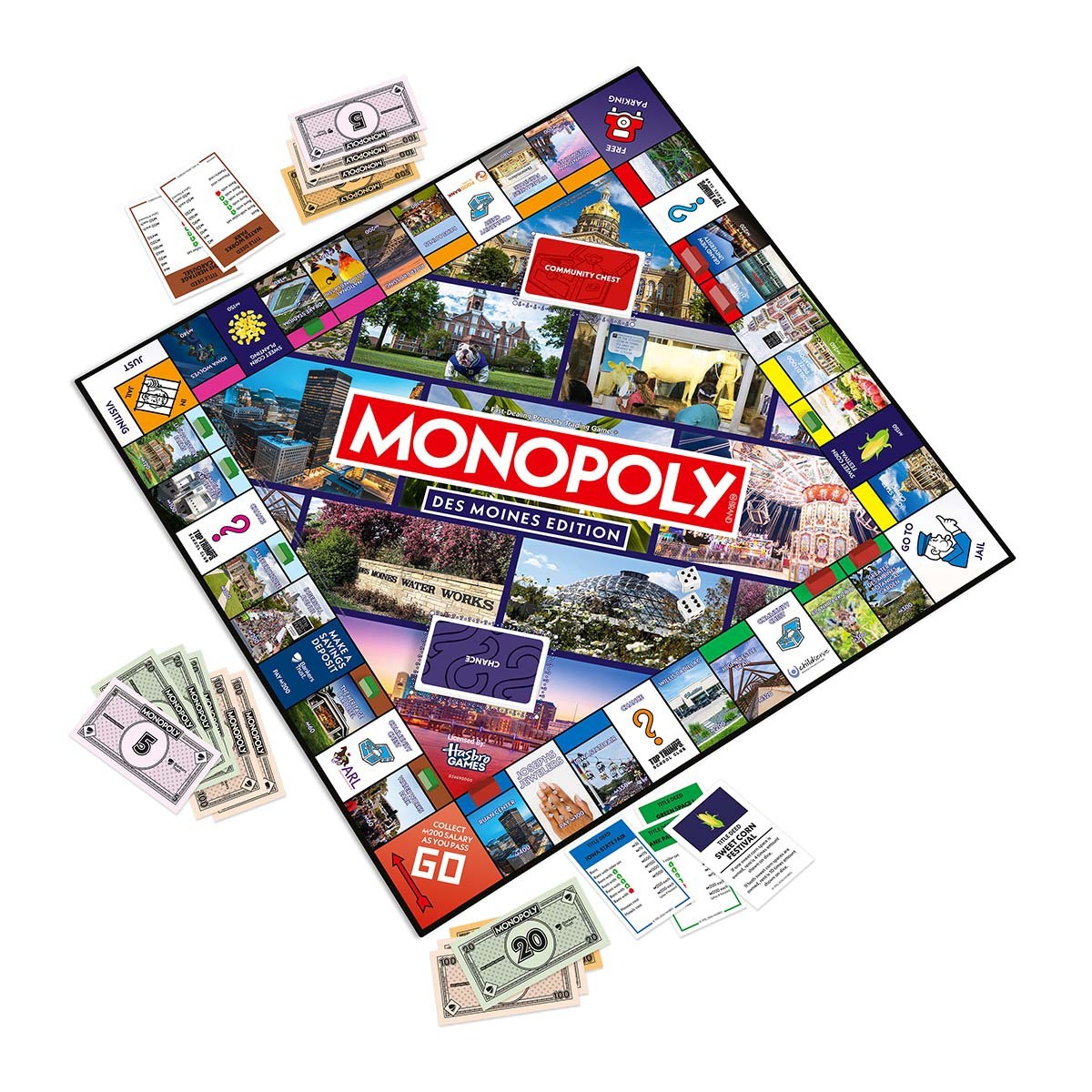 Des Moines, IA Monopoly Board Game – New & Sealed