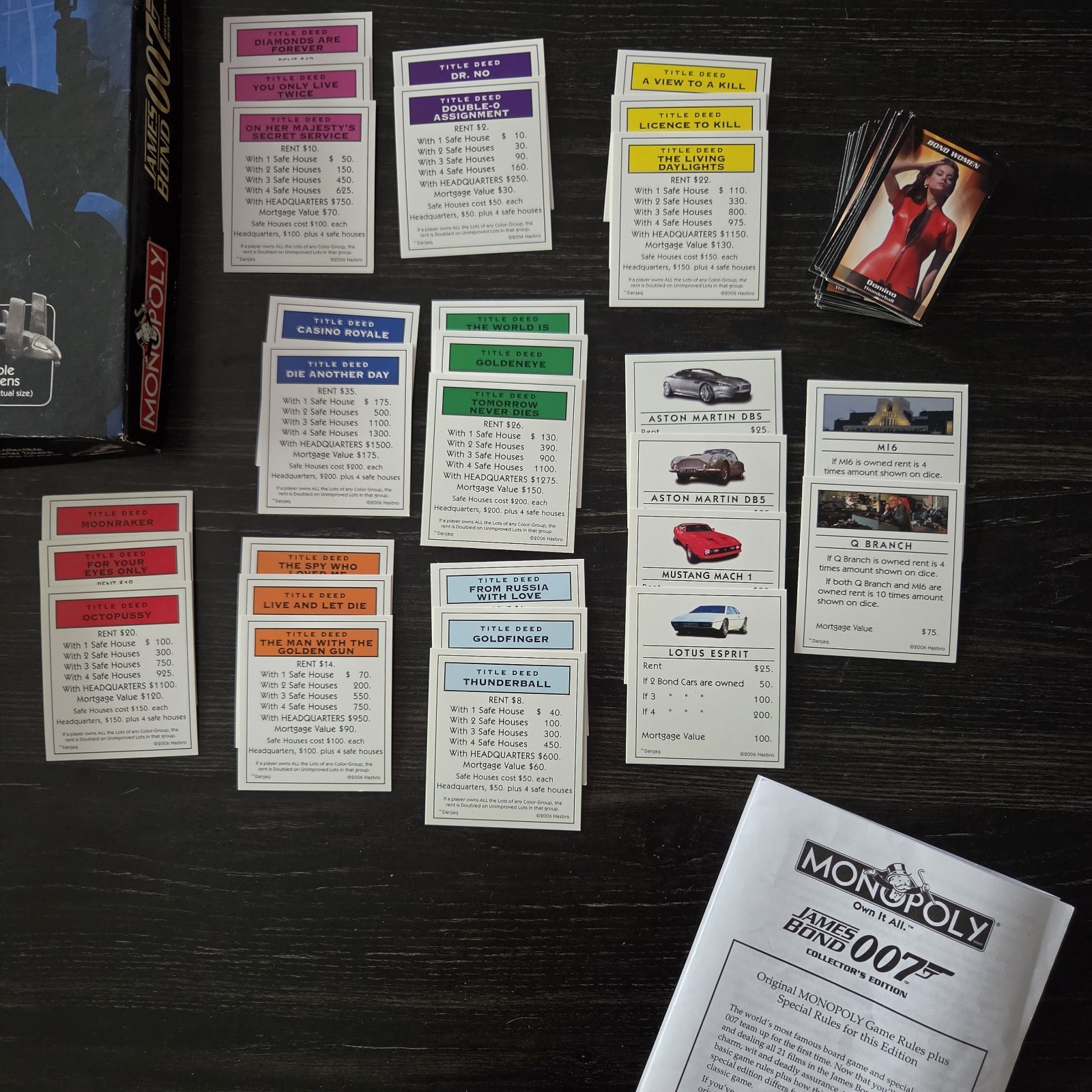 James Bond 007 Collector’s Edition Monopoly Hasbro 2006 Board Game