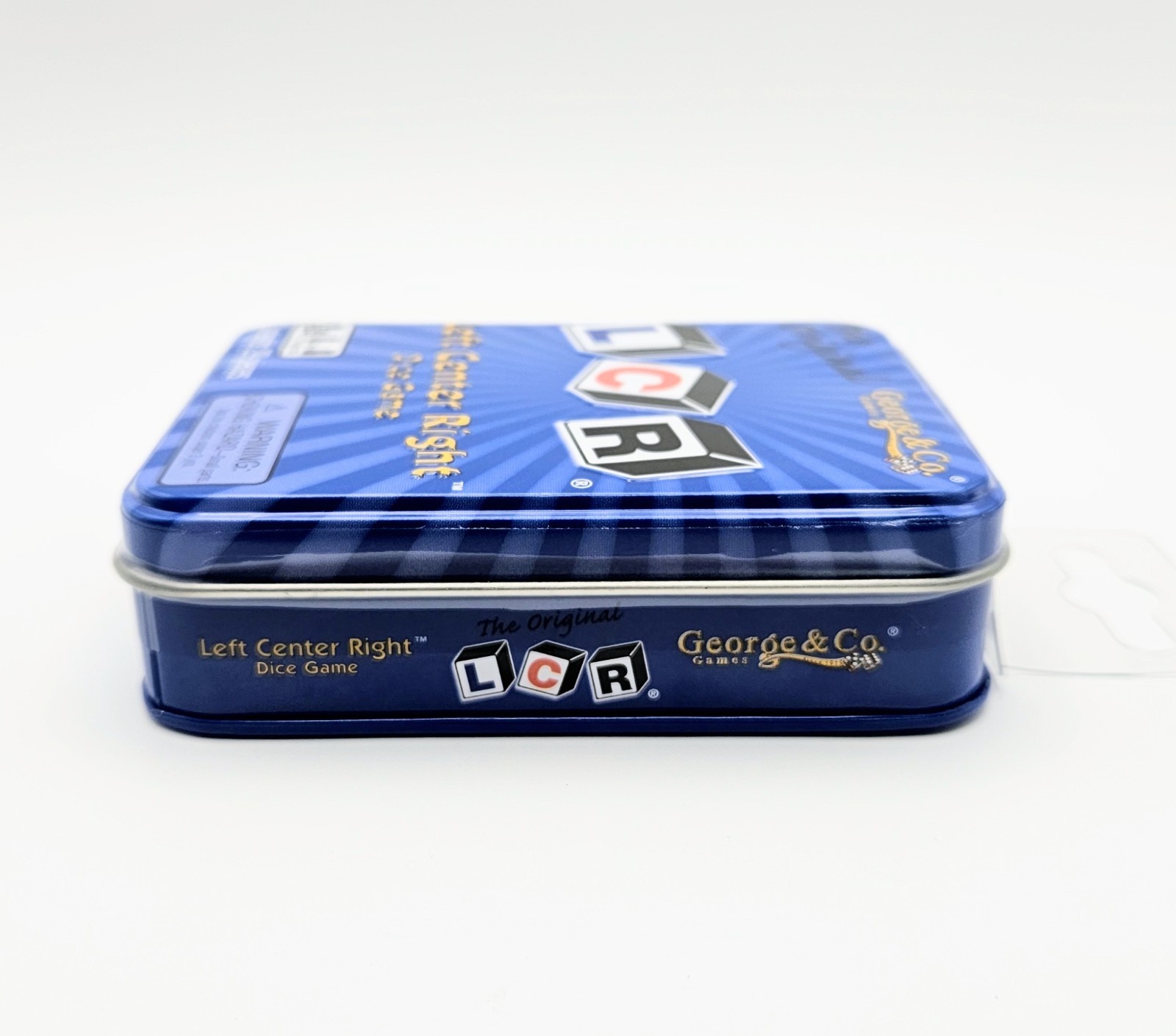 The Original LCR Left Center Right Dice Game Blue Tin New & Sealed FREE SHIPPING