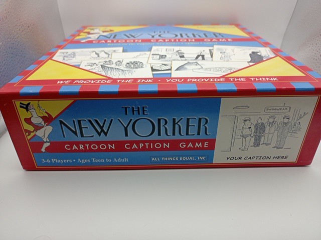 The New Yorker Cartoon Caption Game Teen To Adult 3-6 Players 2006 USA Flaw