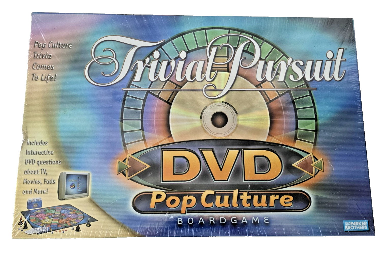 Trivial Pursuit DVD Pop Culture Game 2003 Sealed Board Game Trivia Party