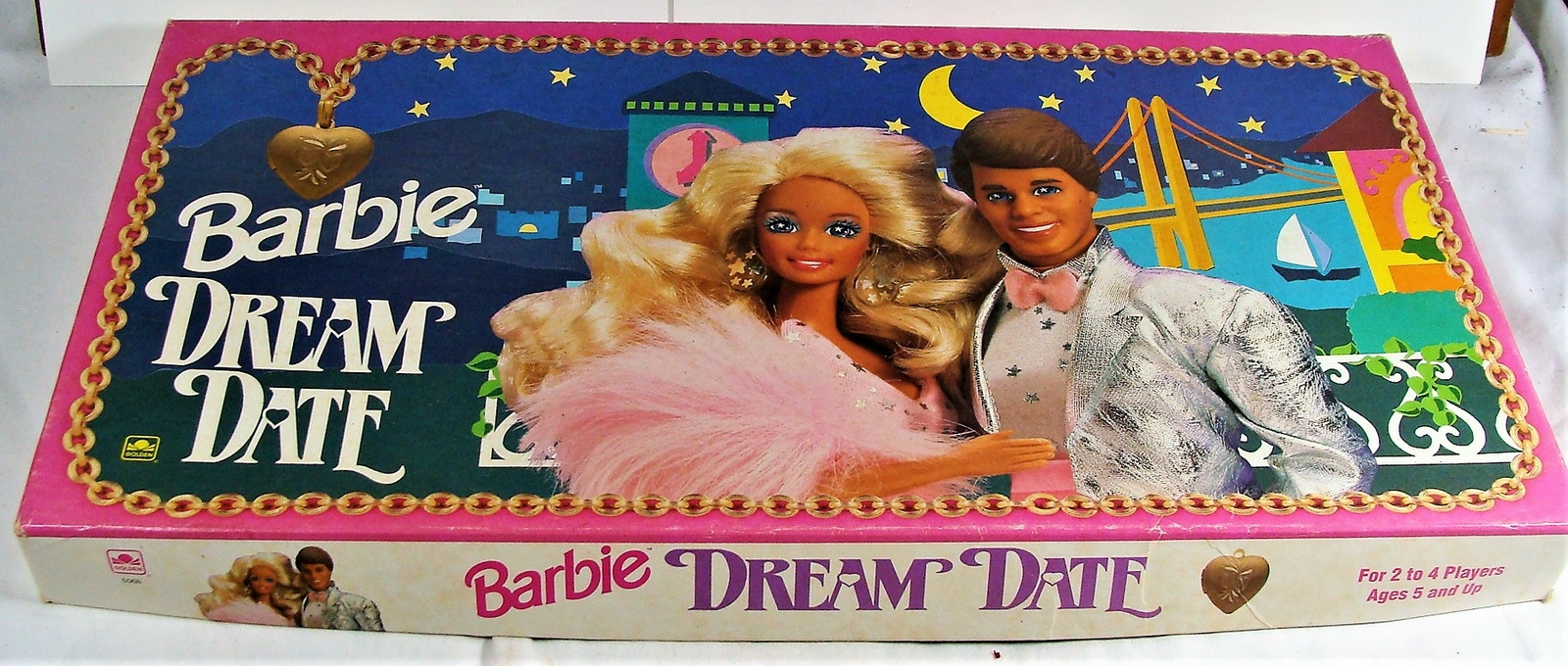 Vtg 1992 Barbie Dream Date Game Almost Complete or Parts Very Good Condition