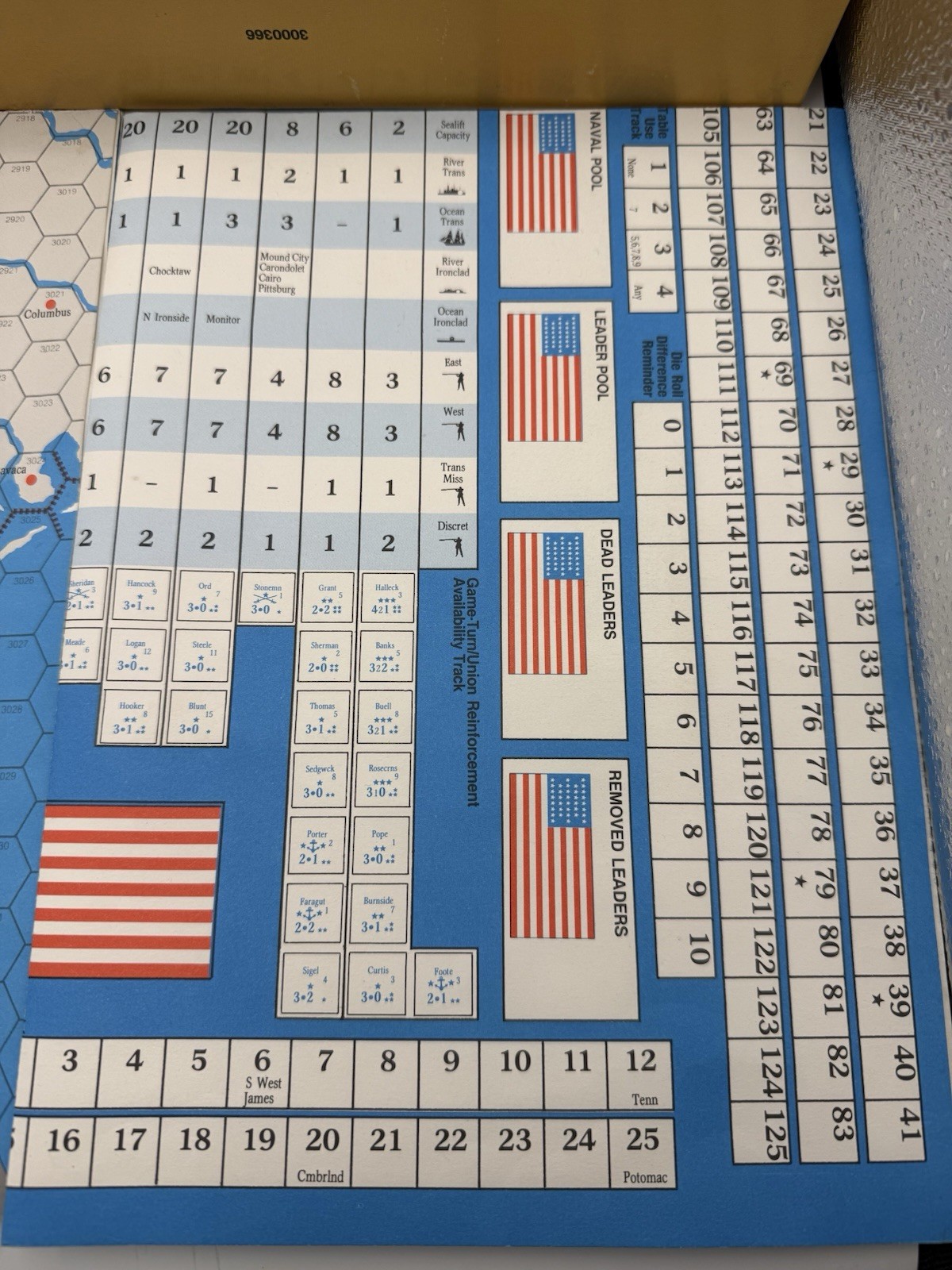 The Civil War 1861-1865 War Board Game in Original Box- 1983 Vintage- COMPLETE