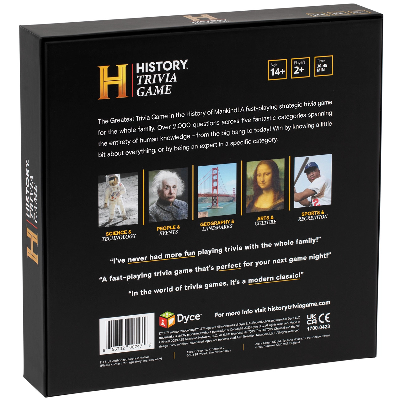 History Channel: The Iconic General Knowledge Trivia Game Dyce