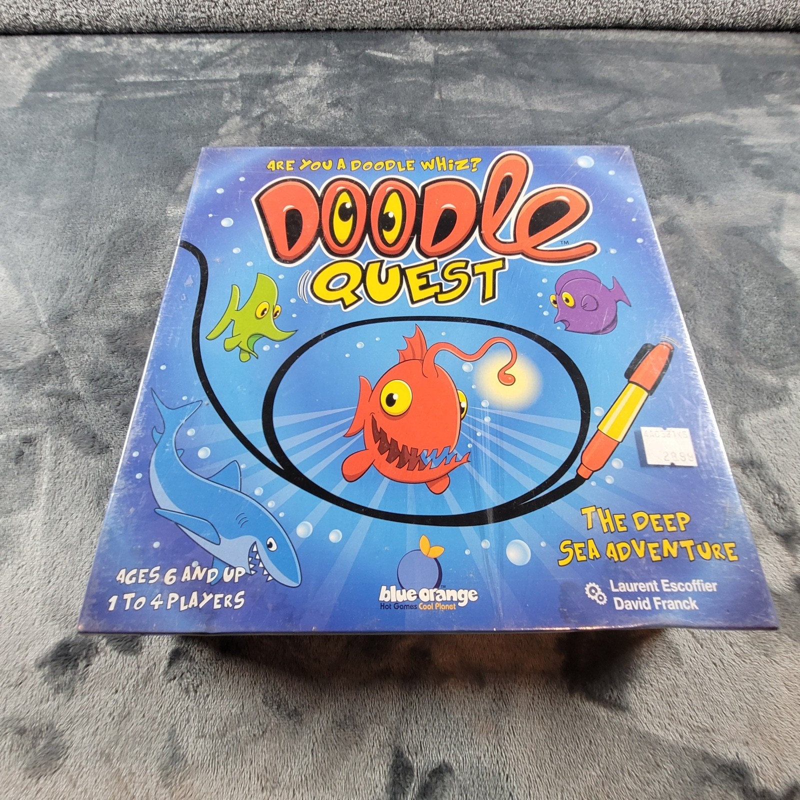 Blue Orange Doodle Quest Board Game Deep Sea Adventure Drawing Game New Sealed