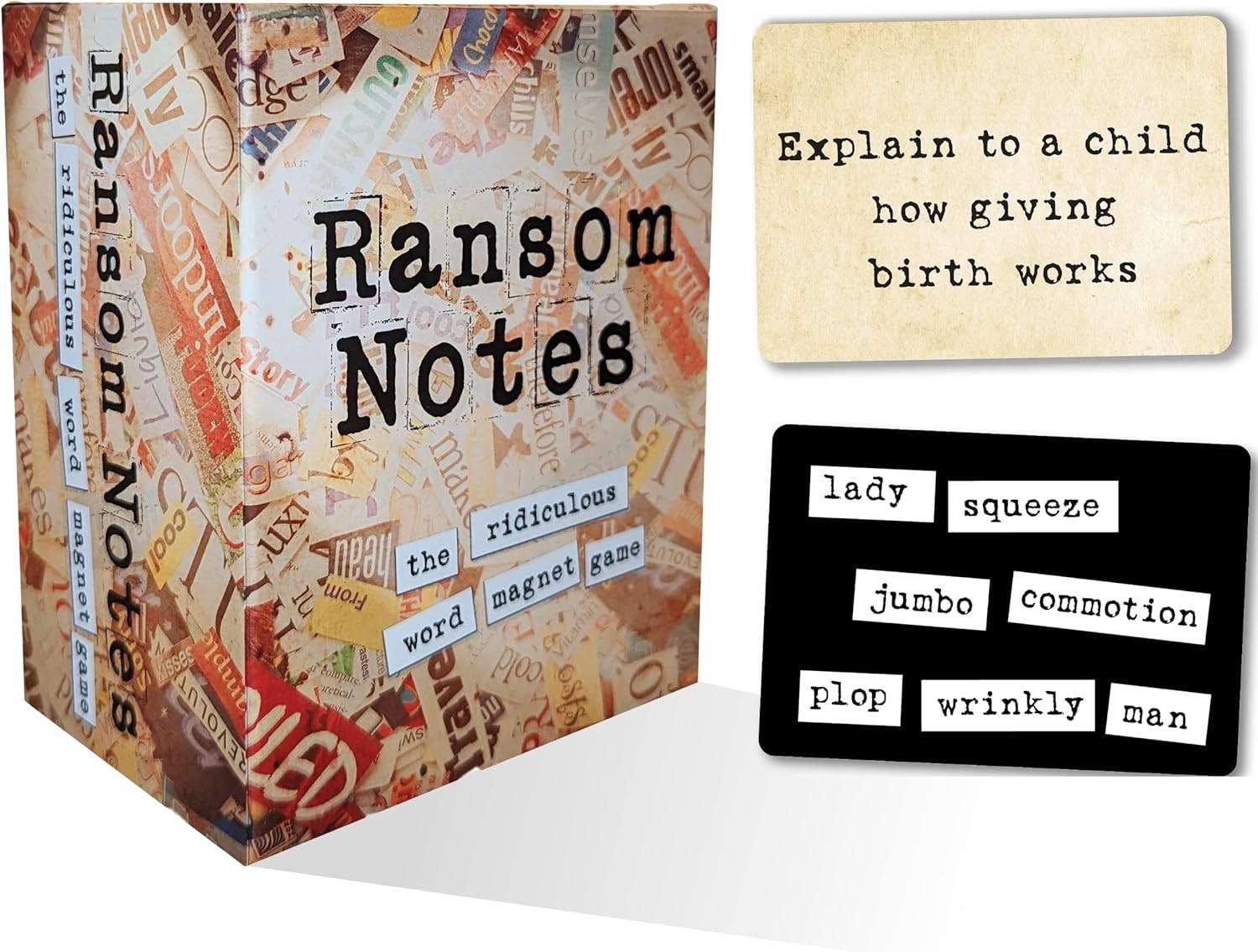 Word Magnet Madness: Hilarious Sentence Game for Creative Minds (3-6 Players)