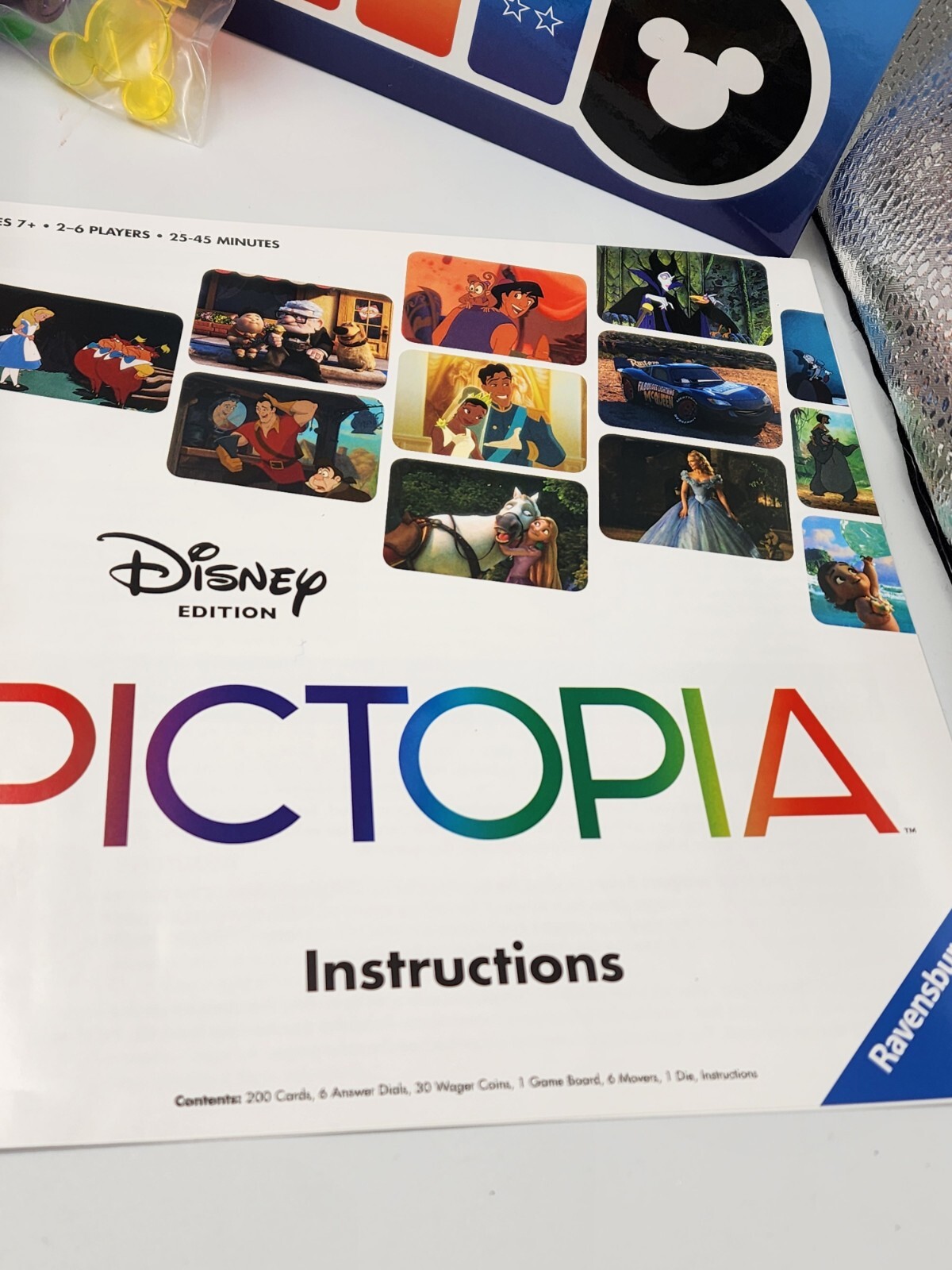 PICTOPIA The Ultimate Picture Board Game DISNEY – 100% Complete Ravensburger