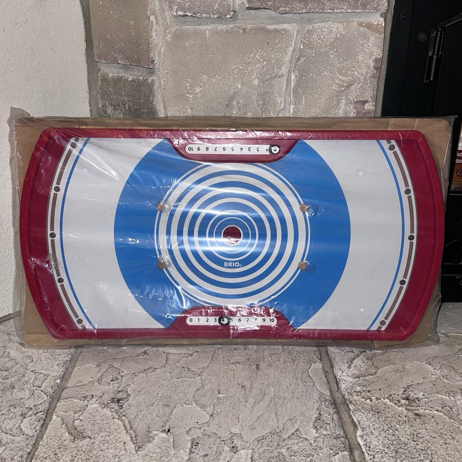 New Brio Shuffleshot Tabletop Shuffleboard Game Board Only No Discs 27x15x3