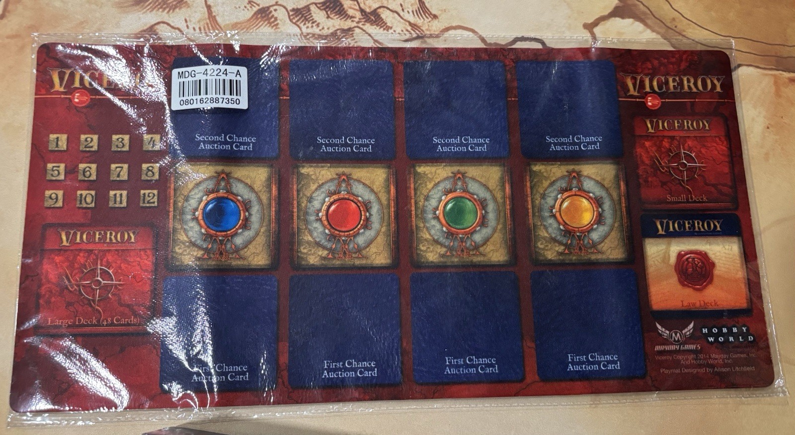 Viceroy + Tides Of Darkness Expansion + Playmat (Kickstarter Bundle)
