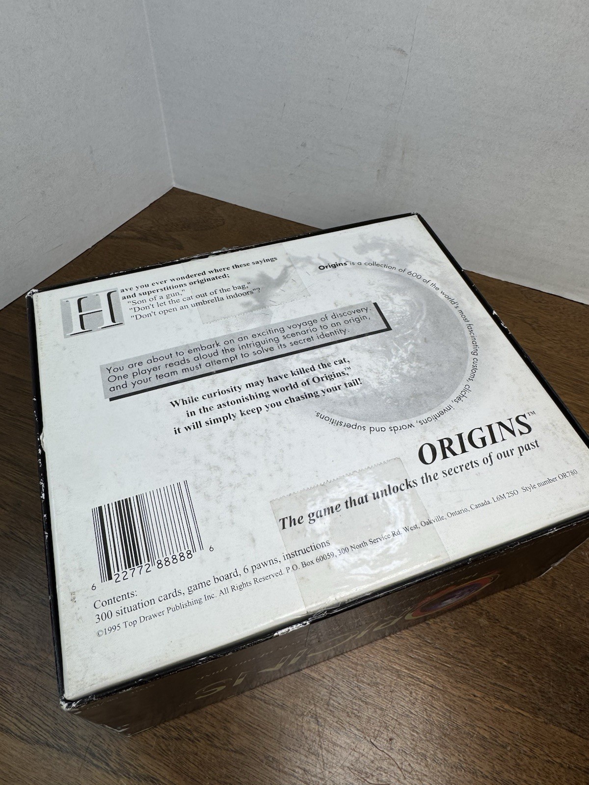 ORIGINS The Board Game That Unlocks The Secrets Of Our Past Vintage