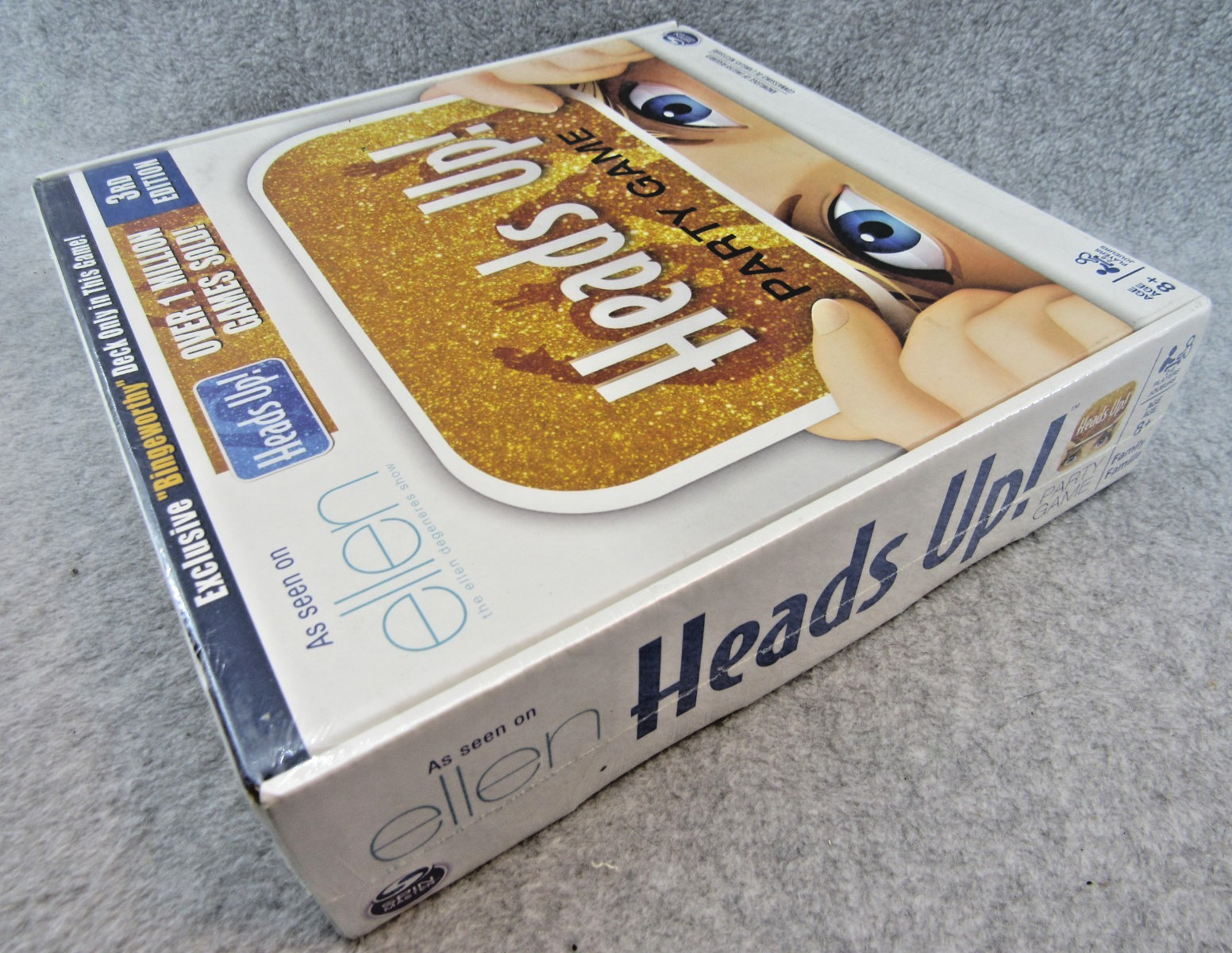 Heads Up! Party Card Game 3rd Edition ~ Guess the Word ~ Ellen ~ New! Sealed!