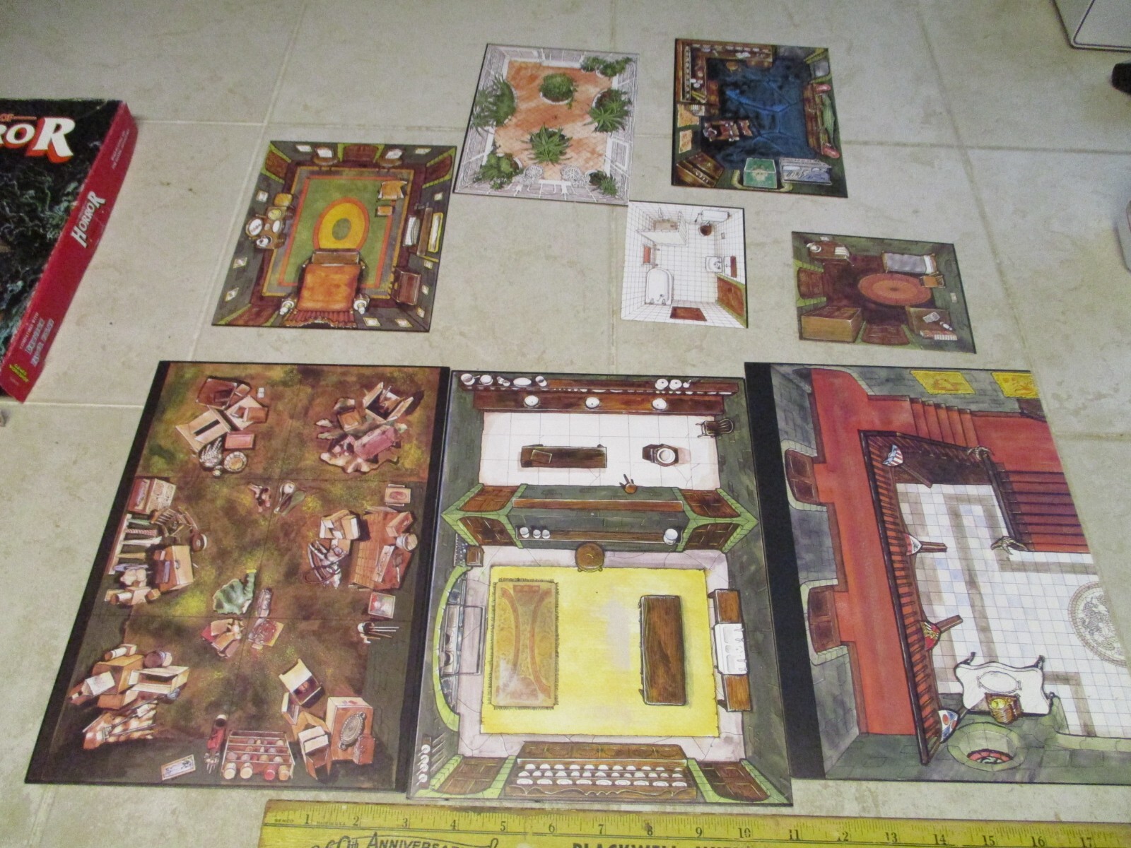 Halls of Horror: Gothic Floor Plans COMPLETE Dungeon Floor Plans 02019 GW AD&D