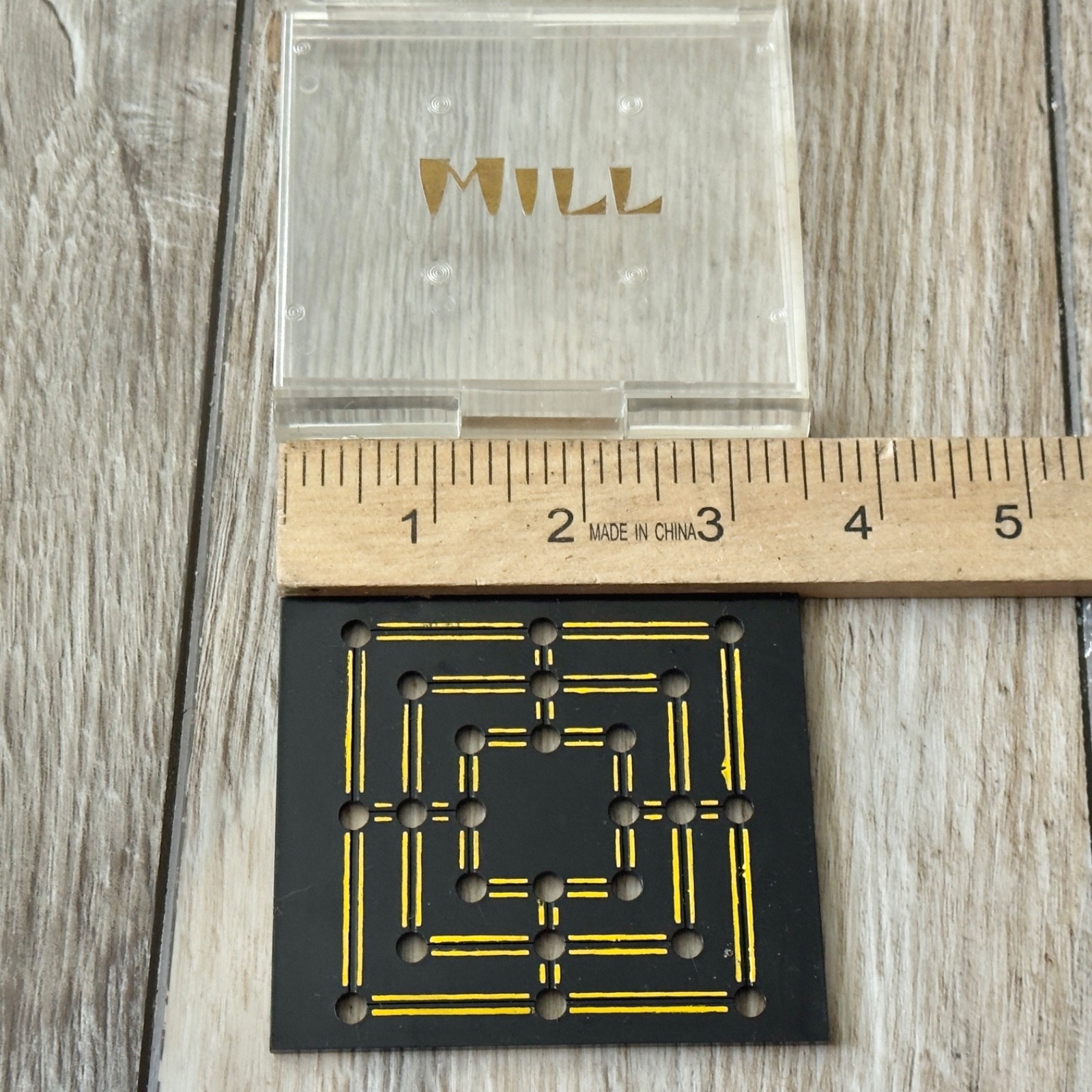 Rare VTG 1950s The Mill Game Multiple Products Corp Travel Pocket Size Complete