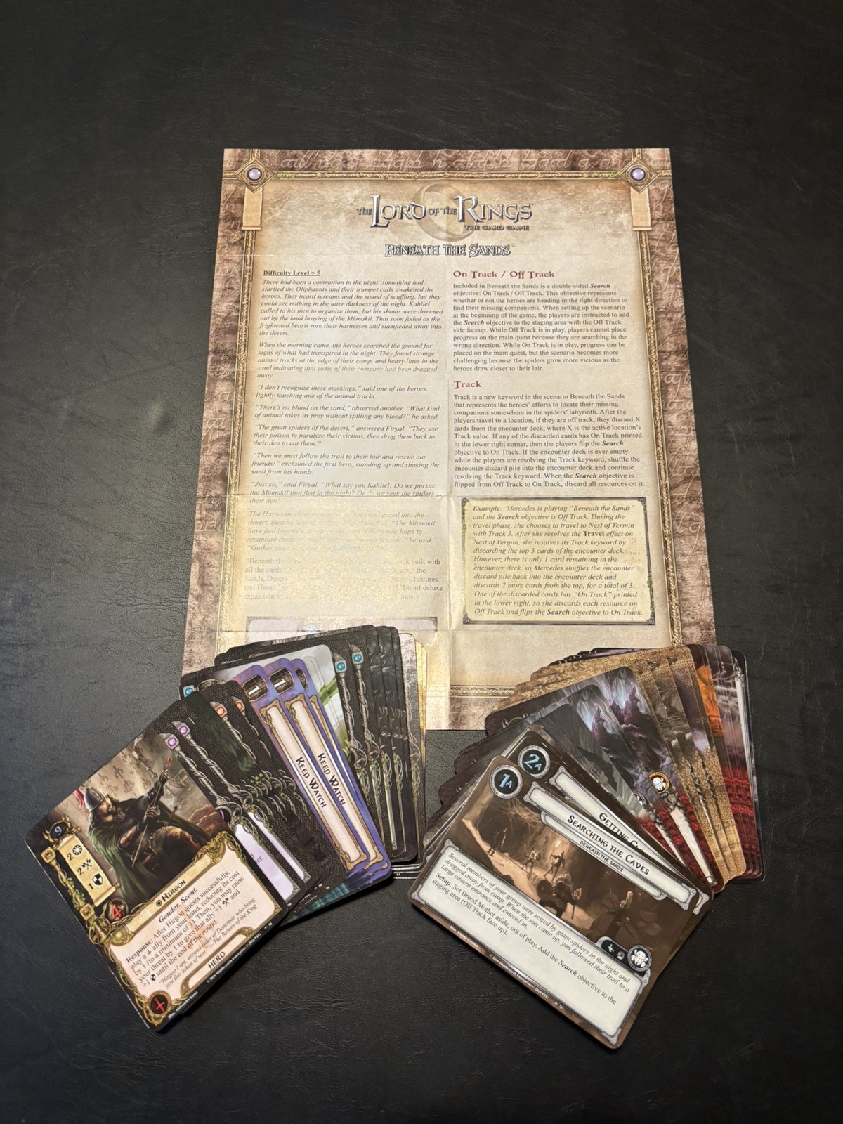 Lord of the Rings LCG – Complete Haradrim Cycle, Deluxe Expansion + 6 APs