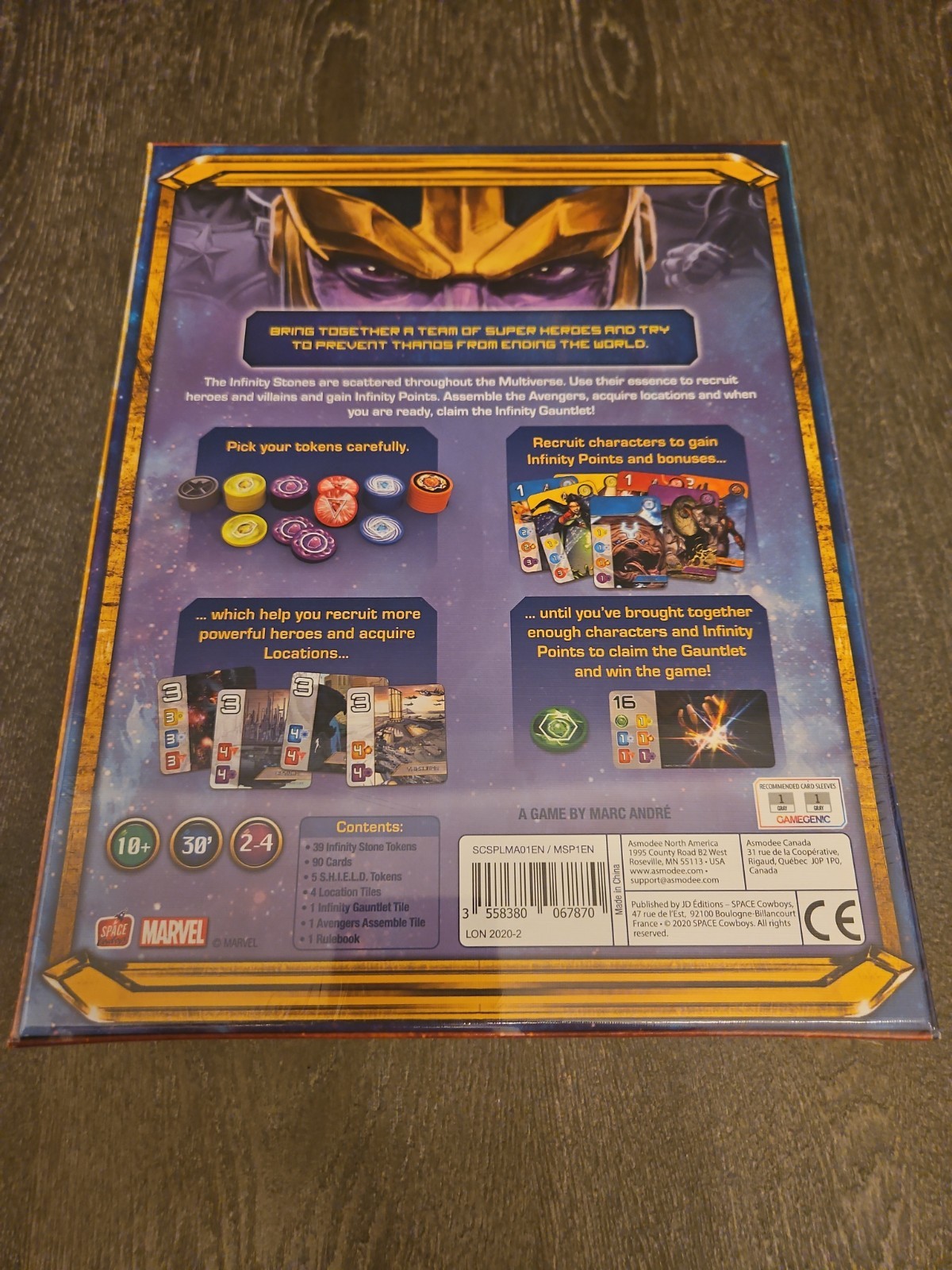 Marvel Splendor Board Game Avengers NEW Factory Sealed