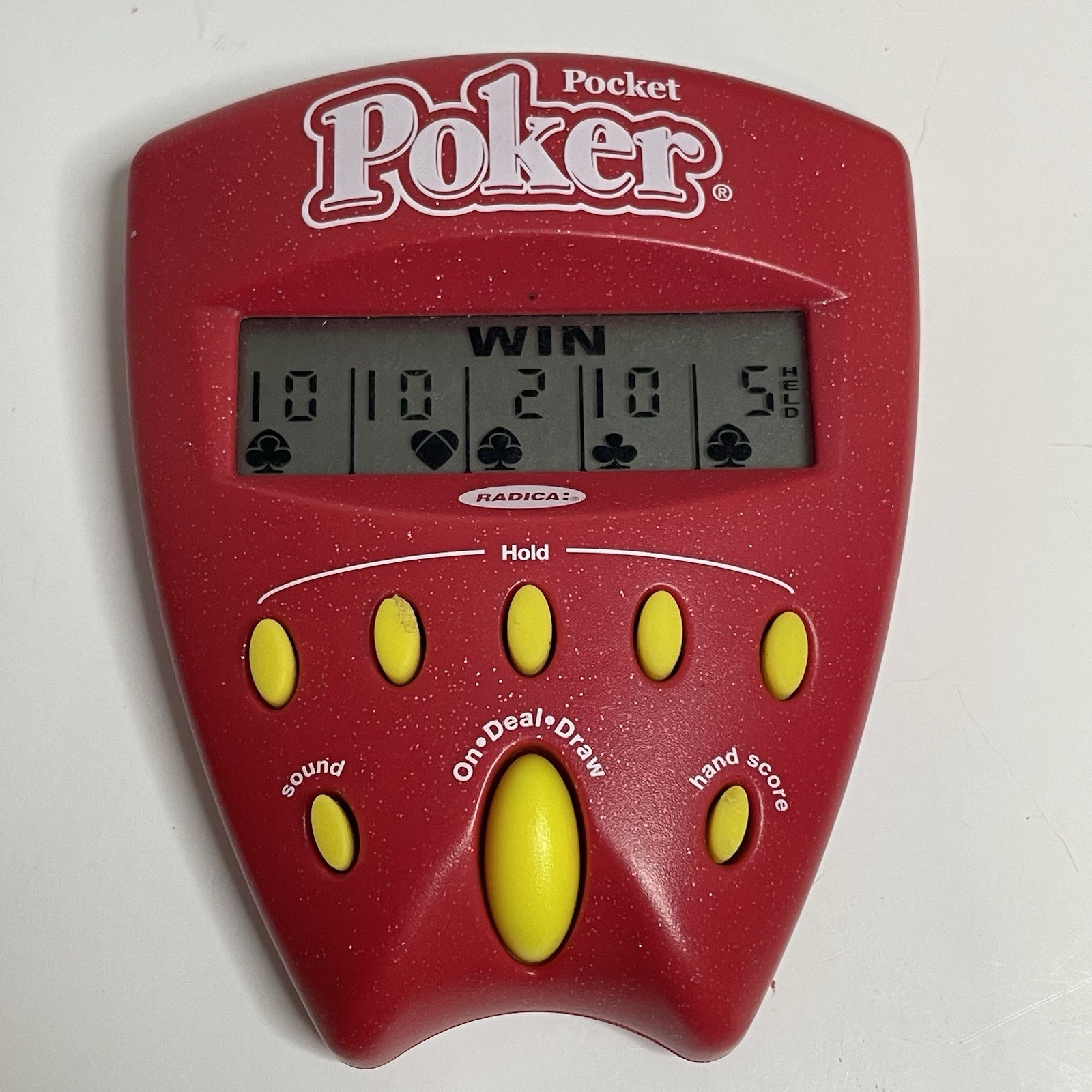 Radica Electronic Pocket Poker Tested Works 2002