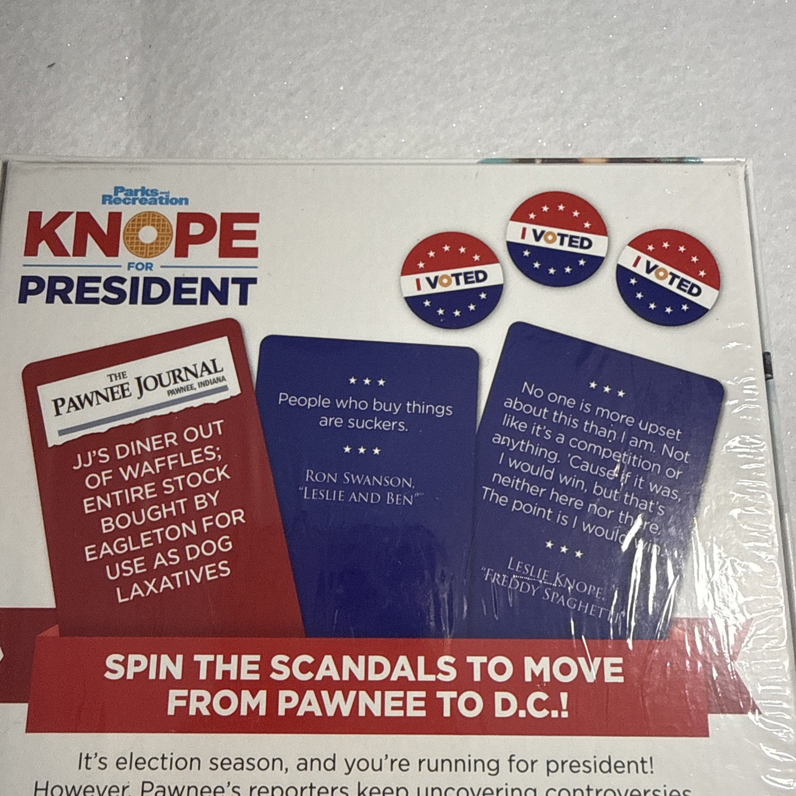 Knope For President Party Card Game for Ages 16 and Up