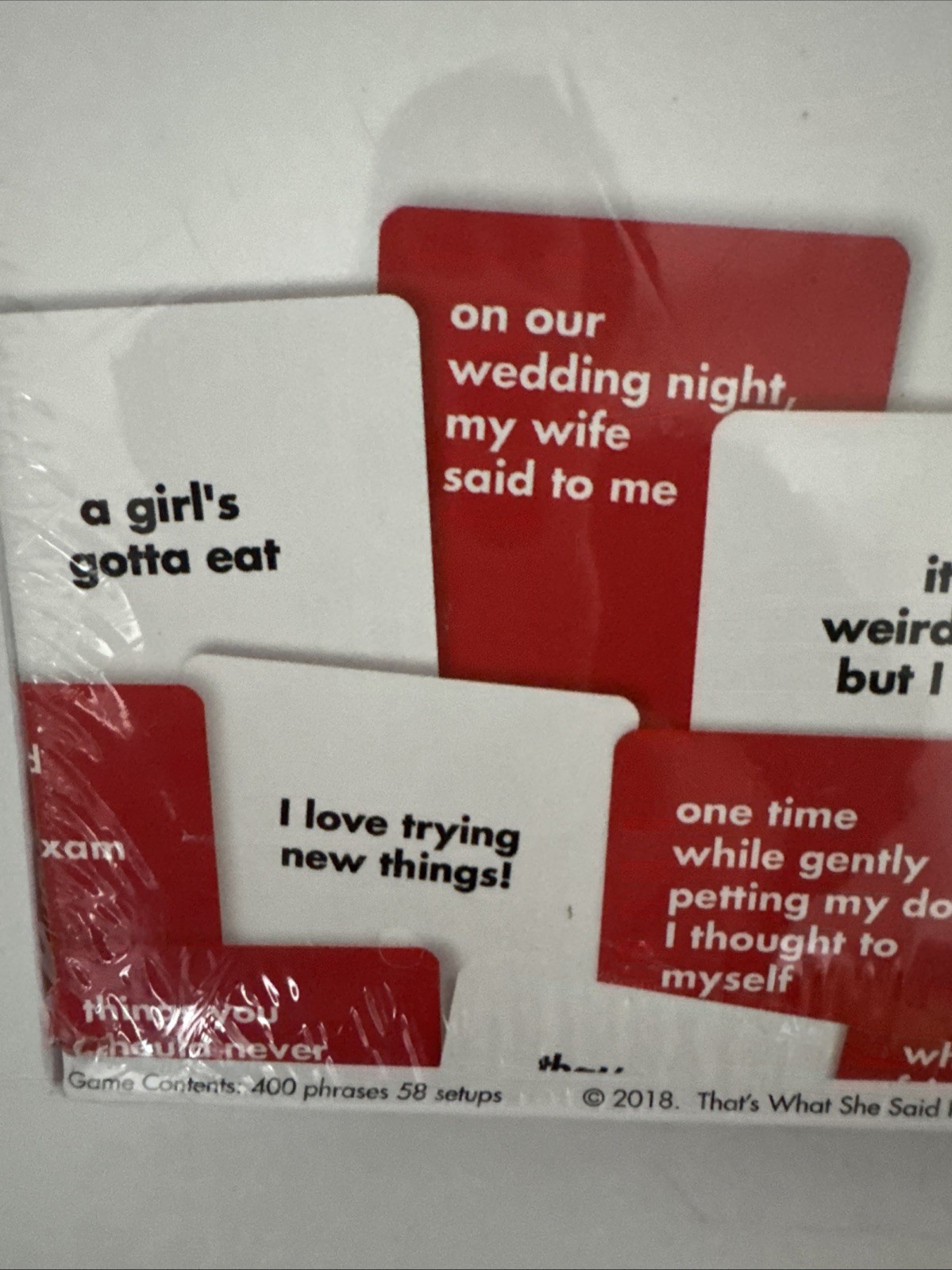 That’s What She Said – The Party Game/Board Game – NEW SEALED!
