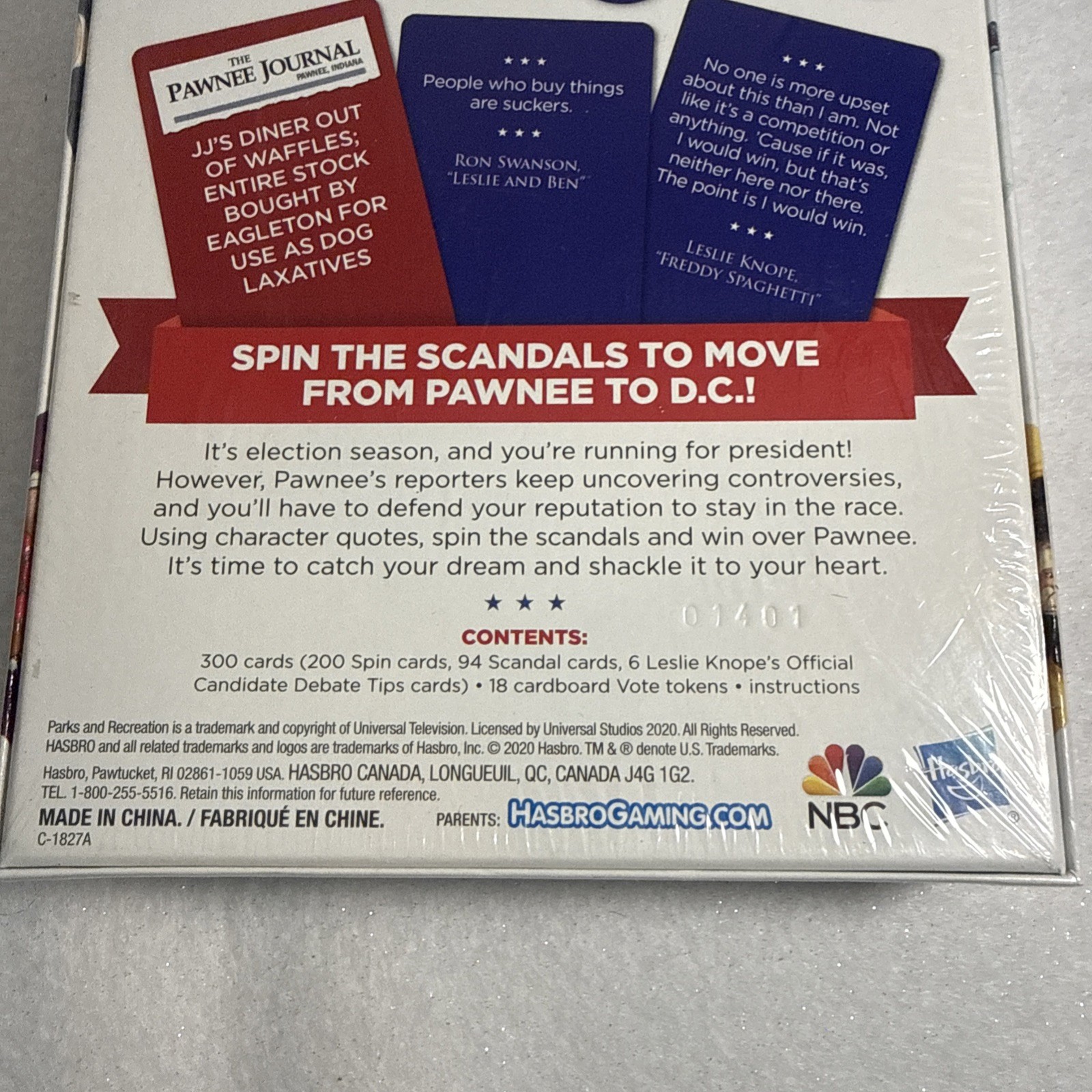 Knope For President Party Card Game for Ages 16 and Up