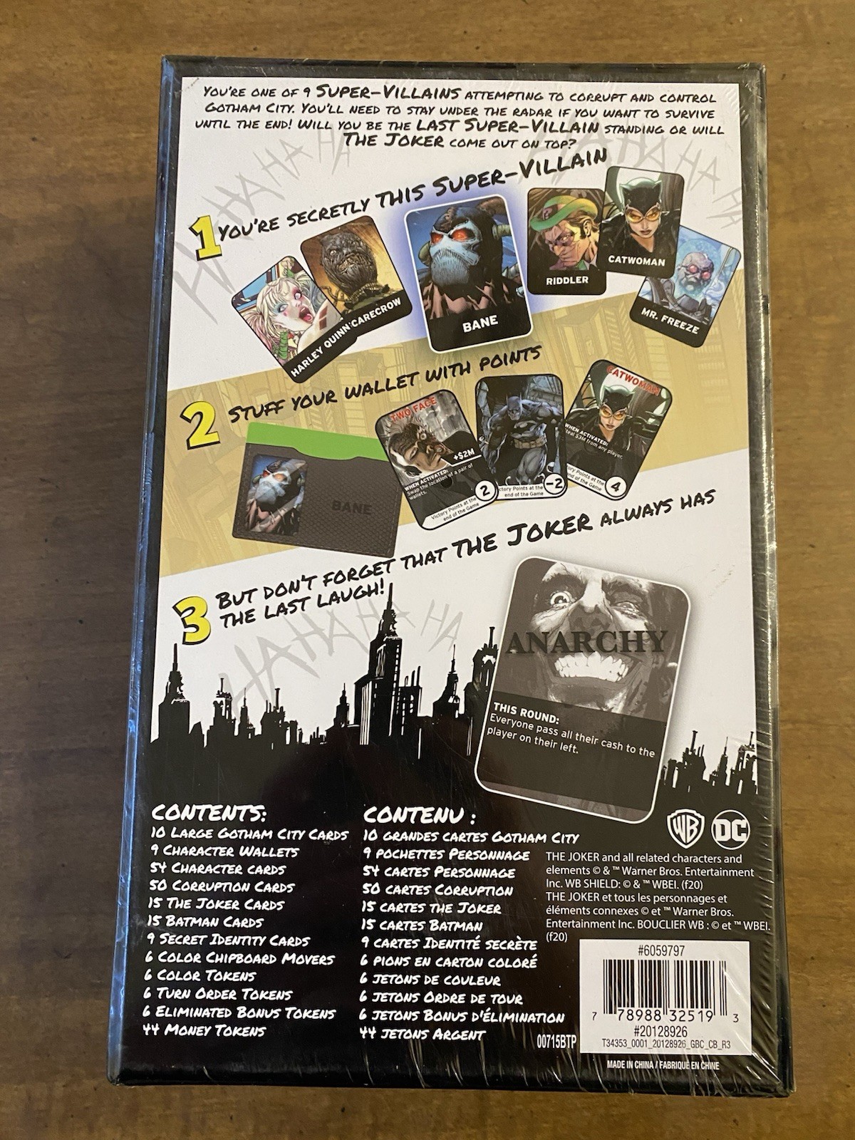NEW 2020 The Joker: A Diabolical Party Game, Spin Master DC Comics BATMAN Sealed