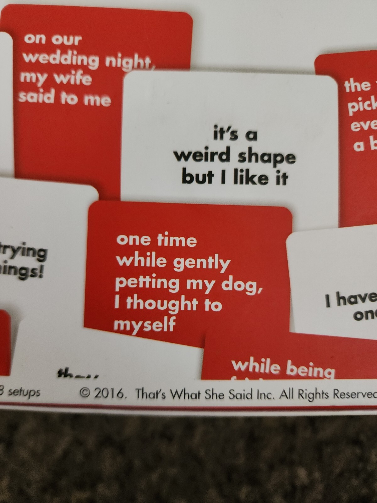 That’s What She Said Board Game Twisted Party Game 2016 Party In A Box
