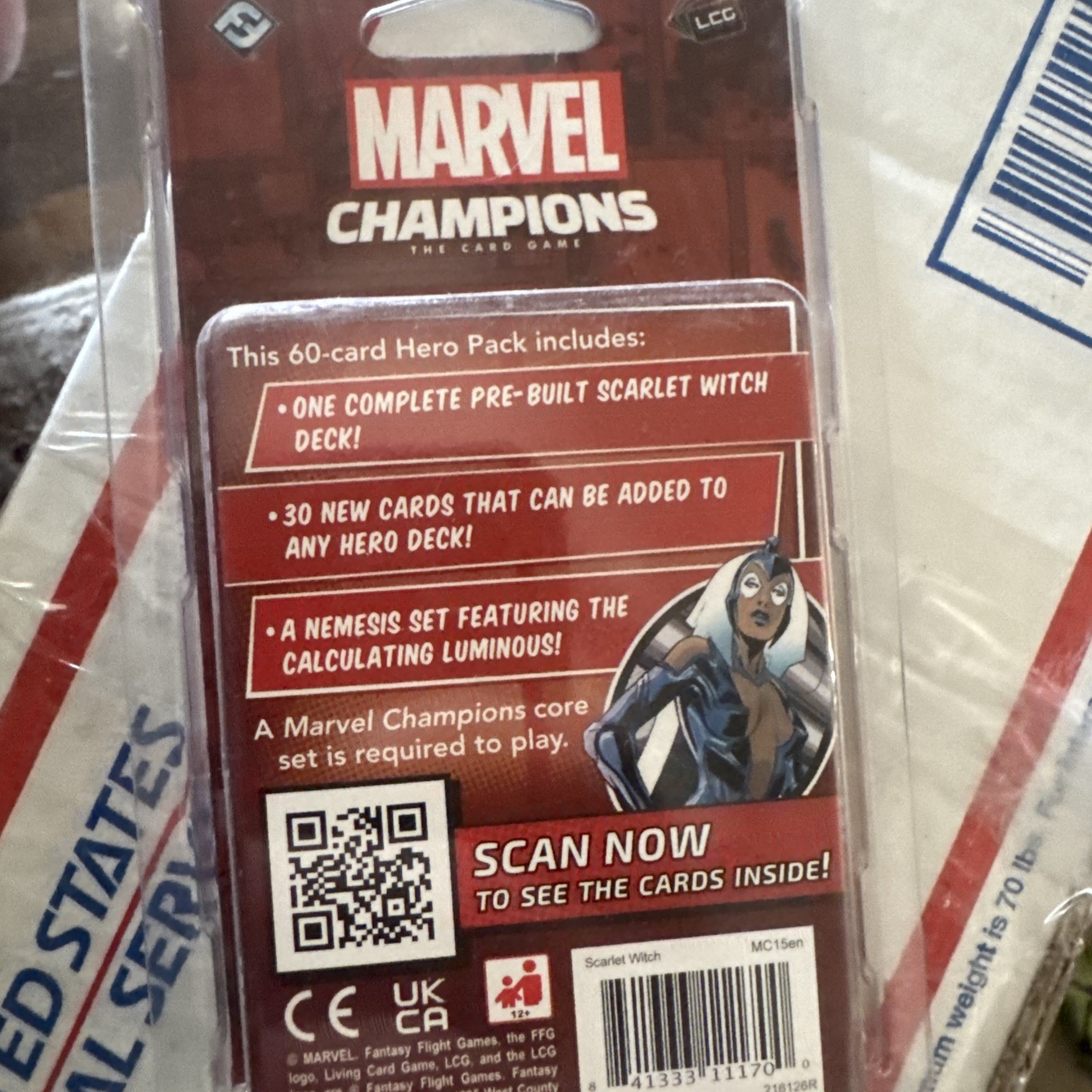 Scarlet Witch Expansion Marvel Champions LCG Card / Board Game FFG