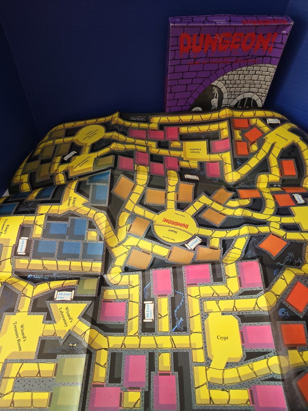 Vintage 1975 TSR Games – Dungeon Board Game – Meggary – Read Description