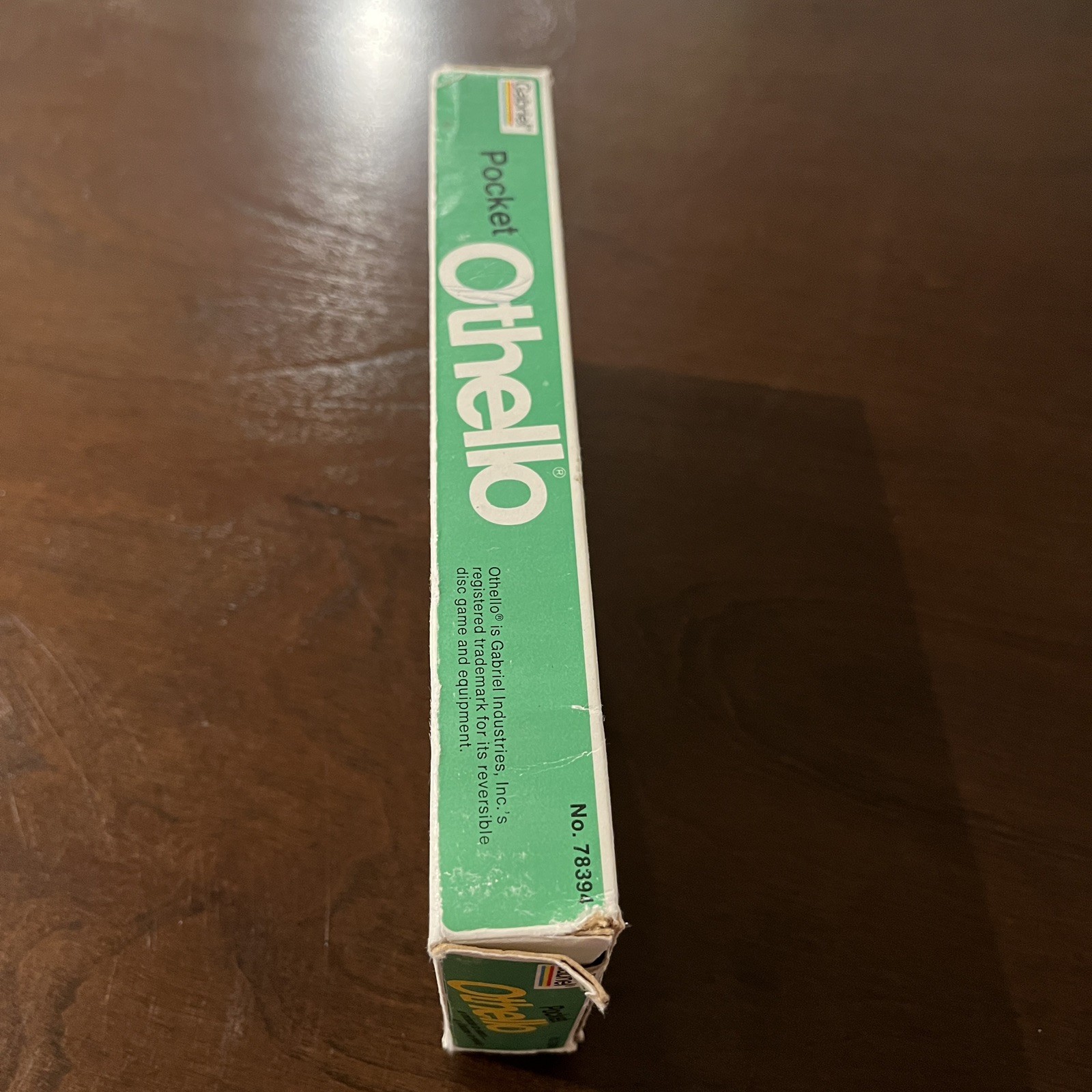 Vintage 1977 GABRIEL Pocket Othello Board Game – 100% COMPLETE + extra buttons