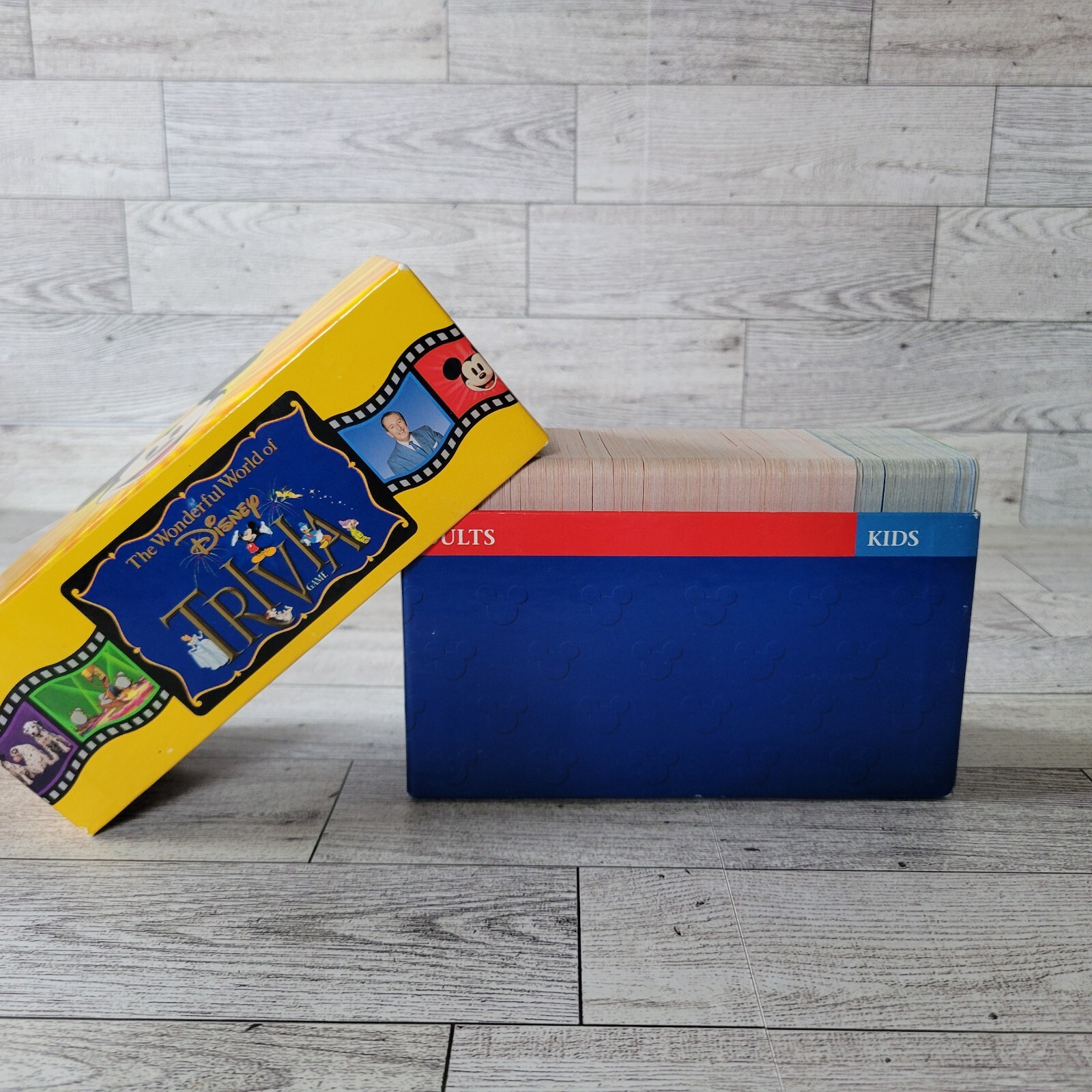 The Wonderful World of Disney Trivia Game Replacement Cards 1997 Kids Adults Car