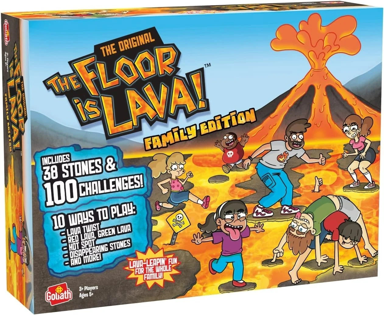 The Original The Floor is Lava! Family Edition – Interactive Game EUC Complete