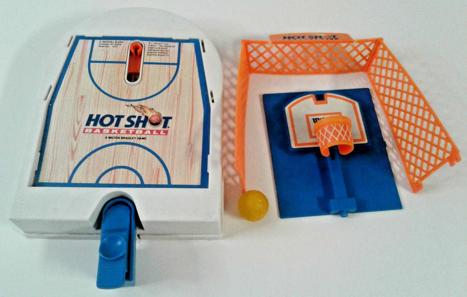 Vintage 1992 Milton Bradley Hot Shot Basketball Travel Game