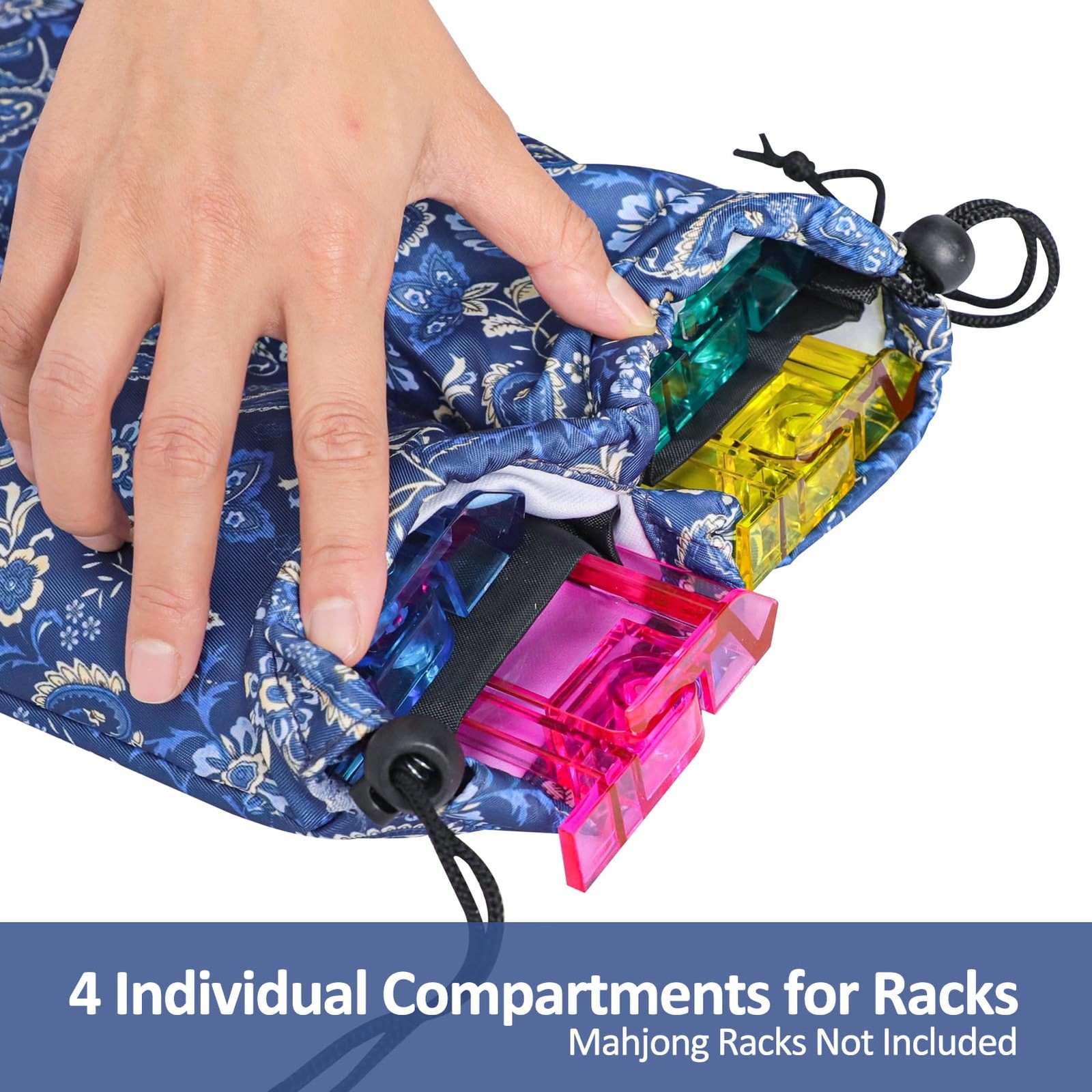 Mahjong Rack Bag Empty Bag, Storage Bag for Mahjong Racks and Pushers, Fits M…