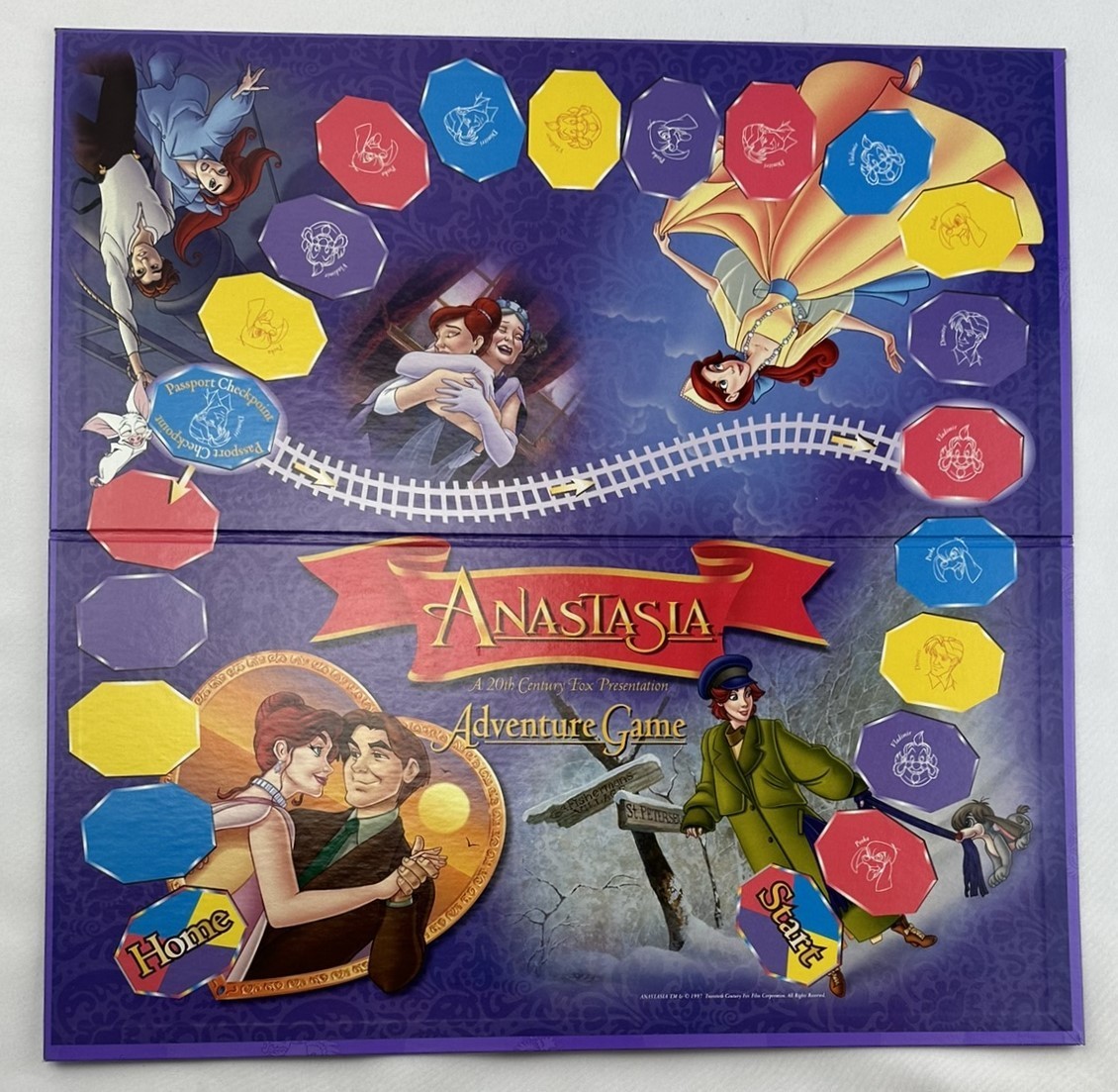 1997 Anastasia Adventure Game by RoseArt in Very Good Condition FREE SHIPPING