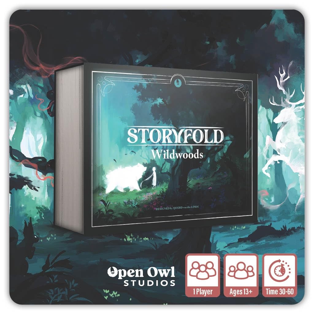 Oomm Games Storyfold Narrative Adventure Board 1 Player Board Storybook