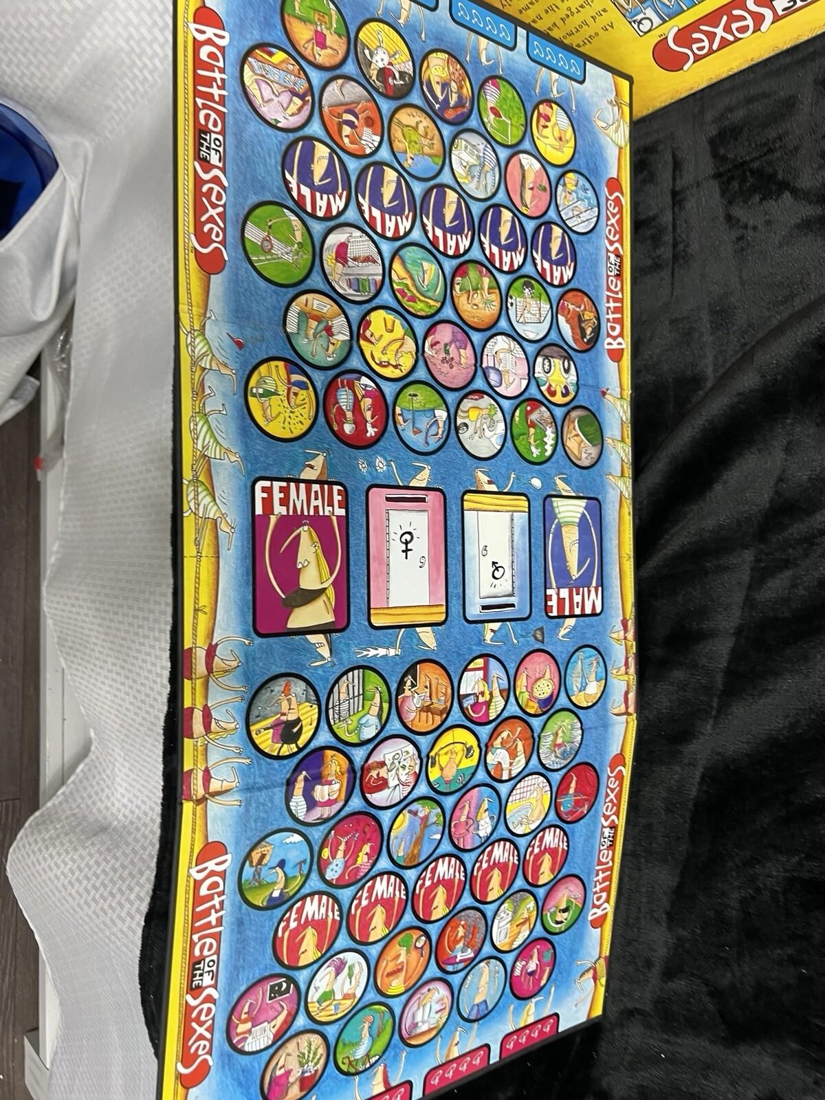 Battle Of The Sexes Board Game Used Once Great Condition Mild Box Damage See Pic