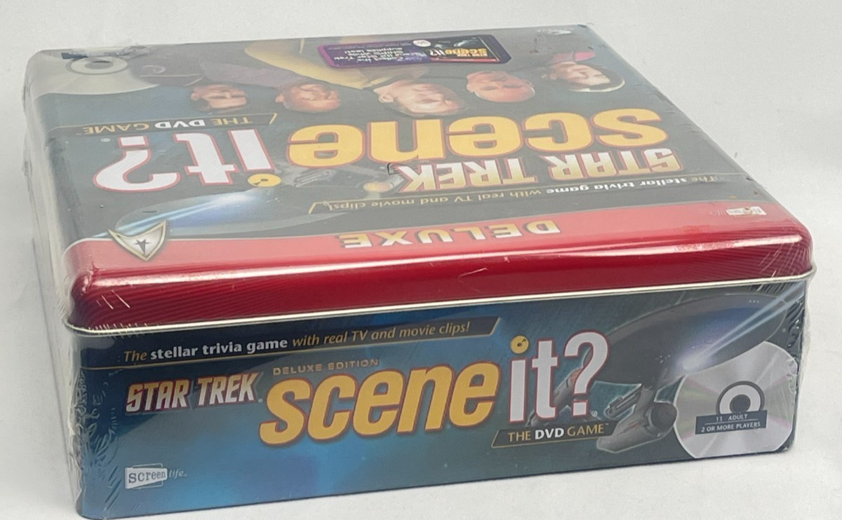 Star Trek Scene it? DVD Game Deluxe Edition Trekkie Trivia Not Sealed Never Used